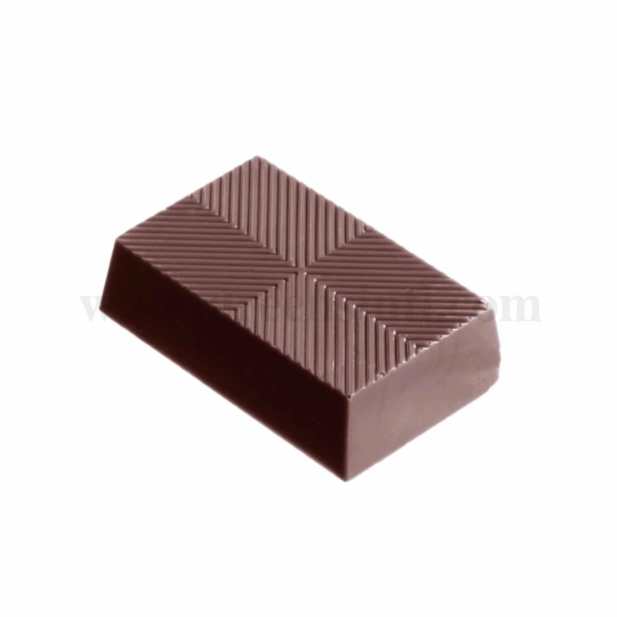CHOCOLATE WORLD Chocolate Mould Block Rectangle 54 x 34 x h 14 mm