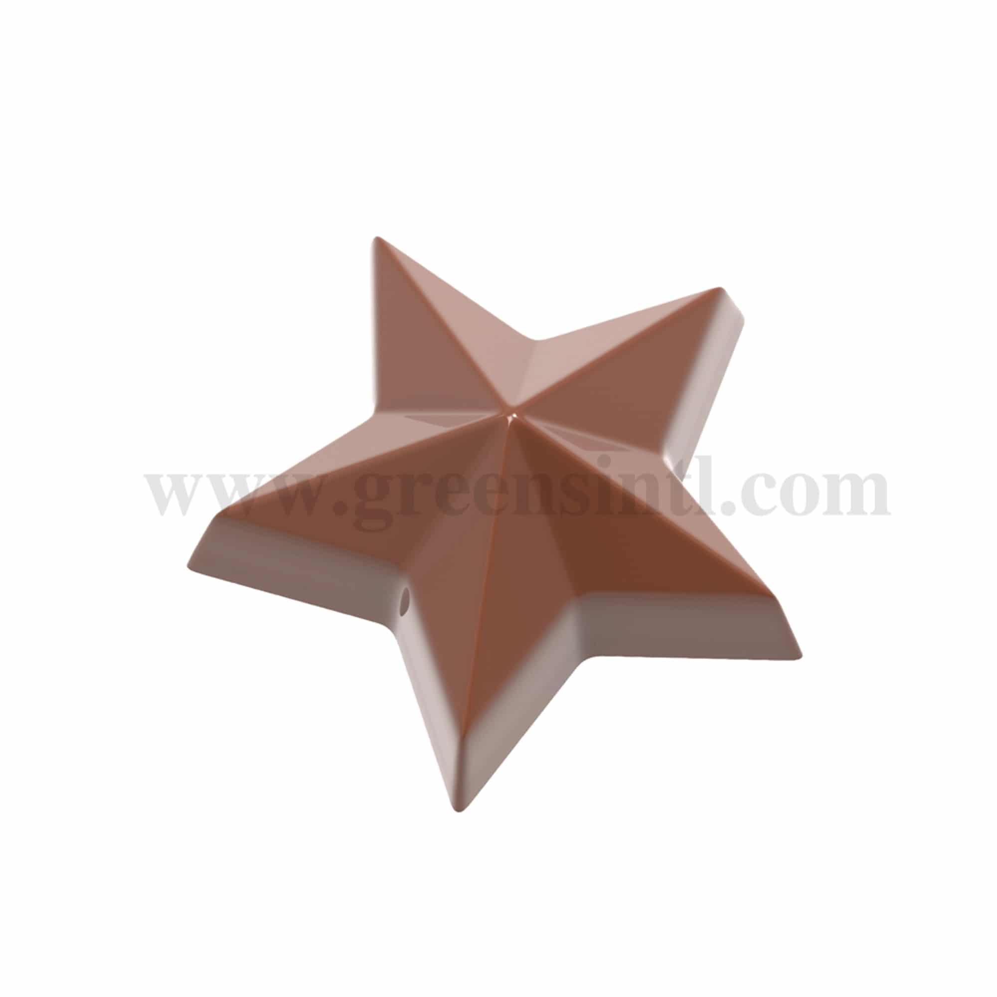 CHOCOLATE WORLD Chocolate Mould Star 42.5 x 44.5 x h 17.5 mm