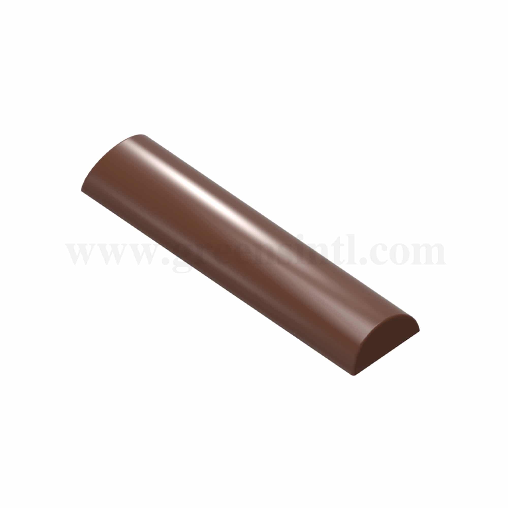 CHOCOLATE WORLD Chocolate Mould Buche Smooth 113 x 28 x h 11 mm
