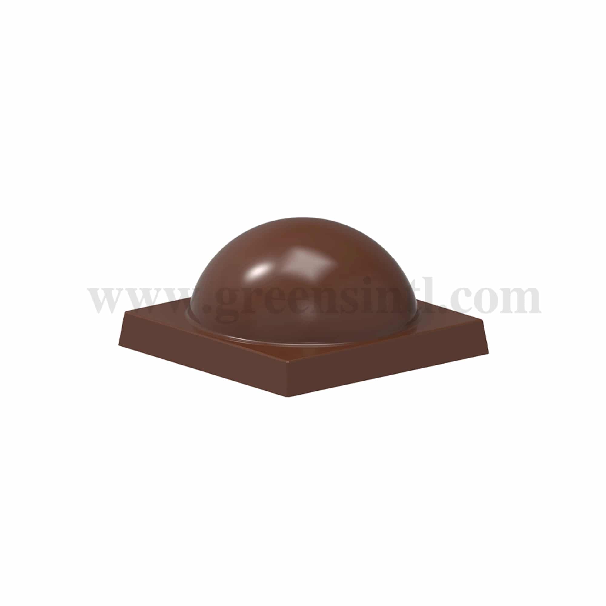 CHOCOLATE WORLD Chocolate Mould Quadrosphere 99.5 x 19.5 x h 11.5 mm