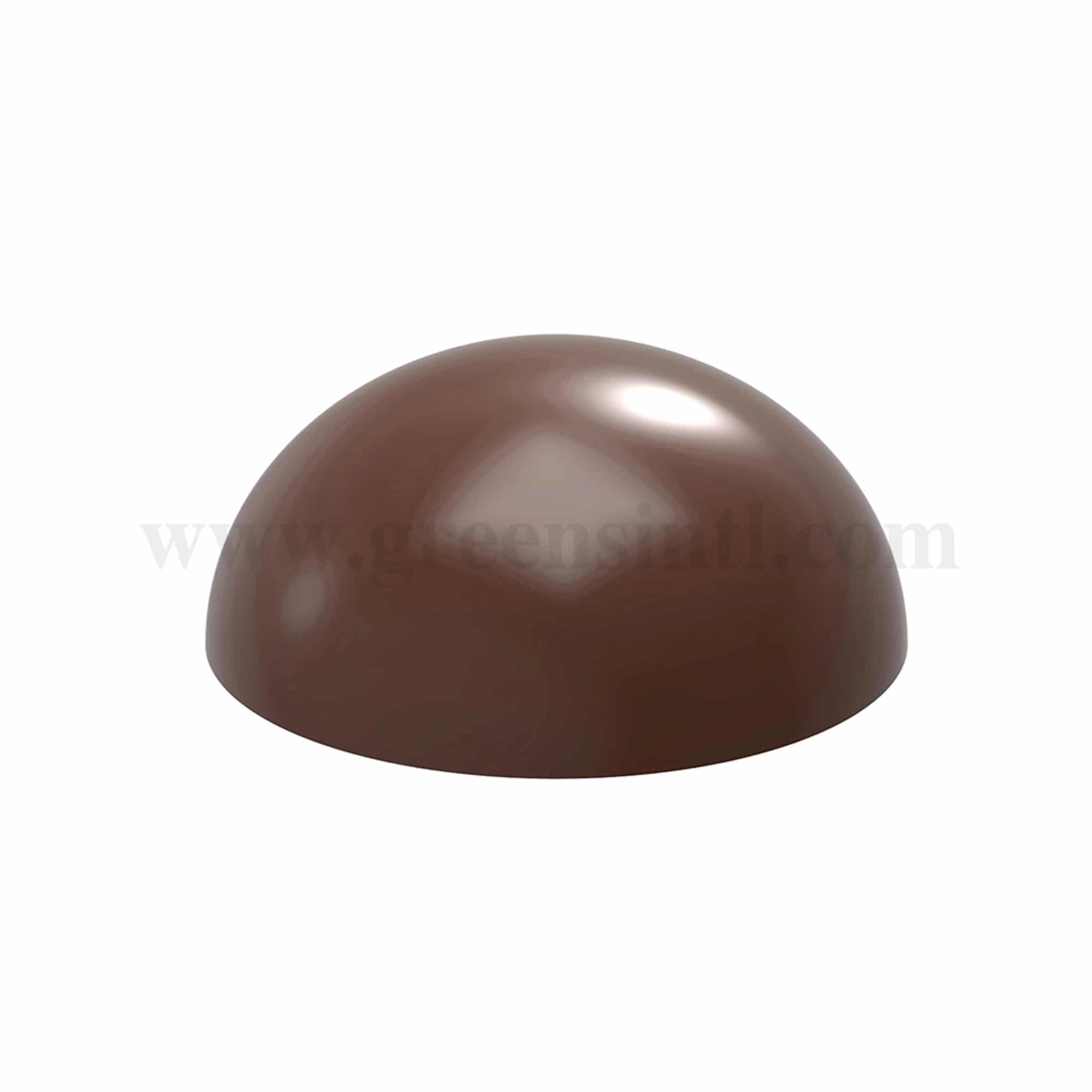 CHOCOLATE WORLD Chocolate Mould Dome 30 x 30 x h 13 mm