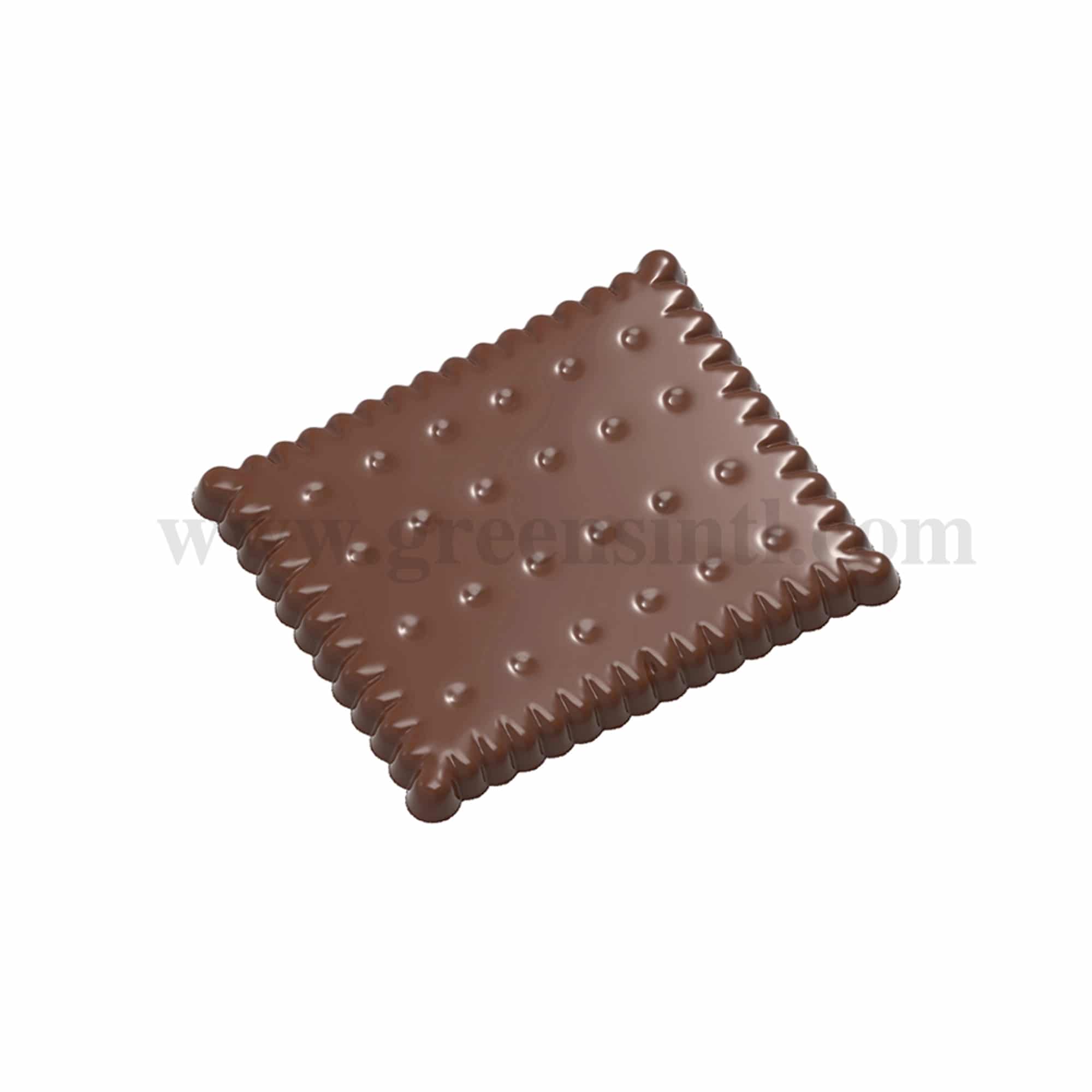 CHOCOLATE WORLD Chocolate Mould Petit Beurre 59.5 x 50 x h 5mm
