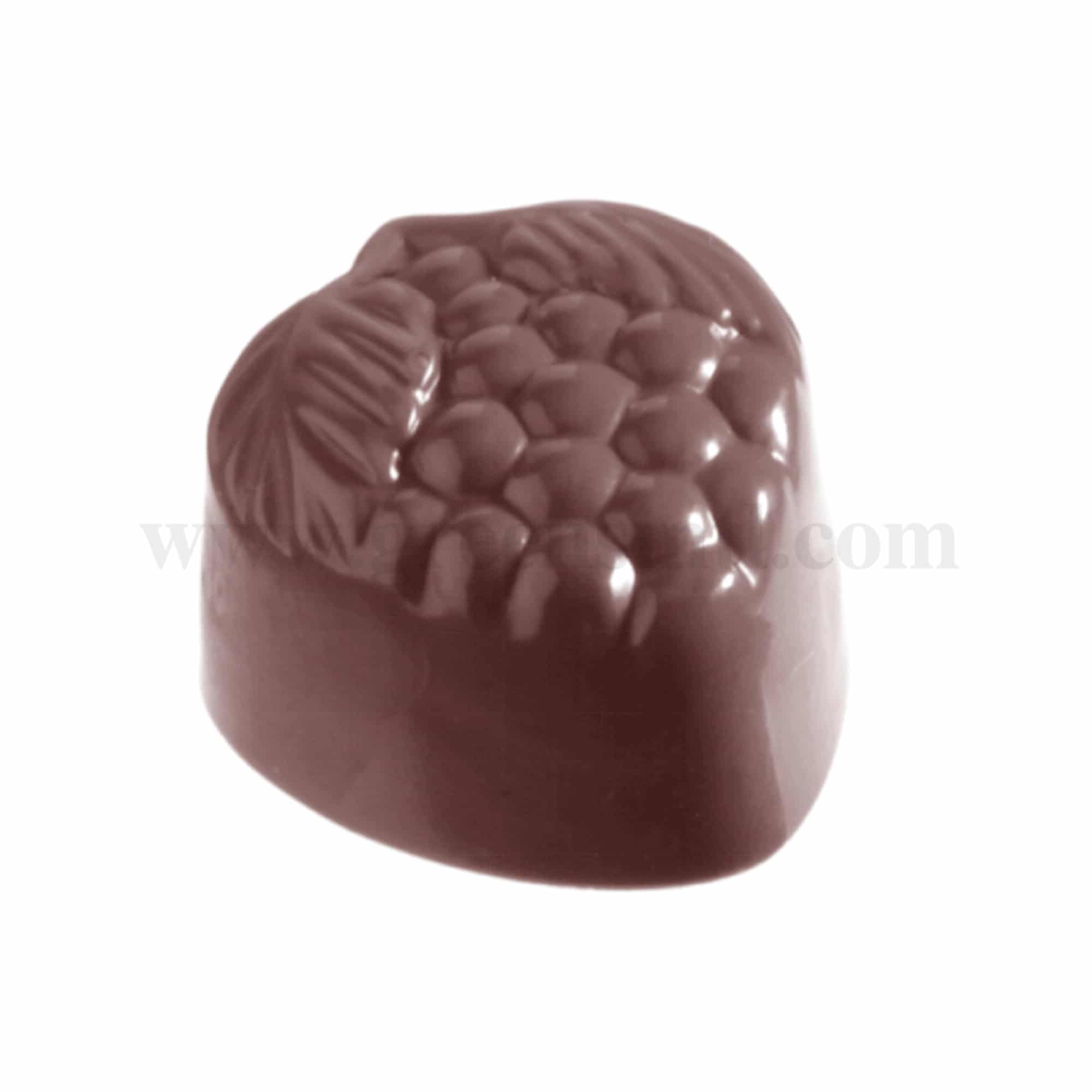CHOCOLATE WORLD Chocolate Mould Raspberry 30 x 27 x h 18 mm