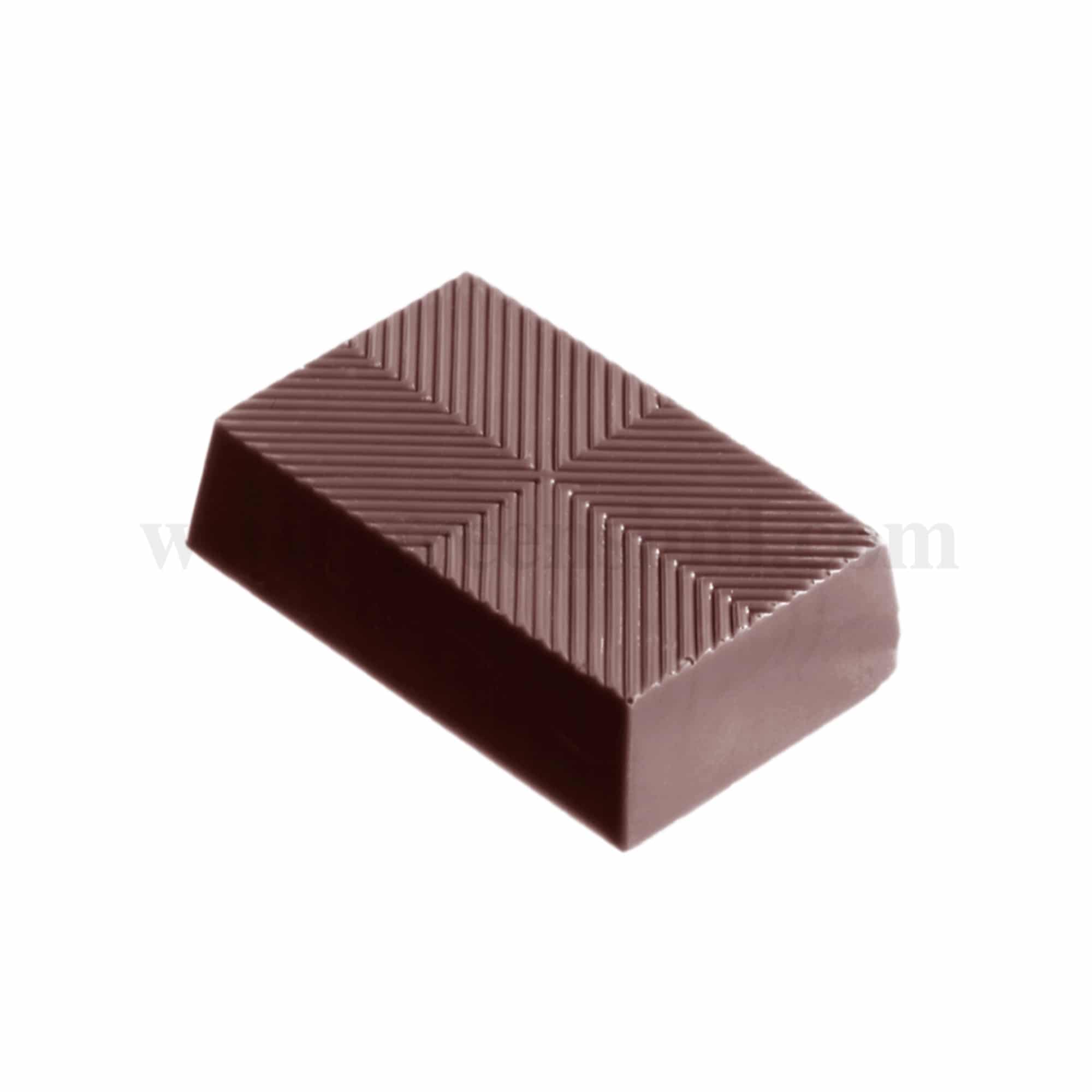 CHOCOLATE WORLD Chocolate Mould Block Rectangle 54 x 34 x h 14 mm