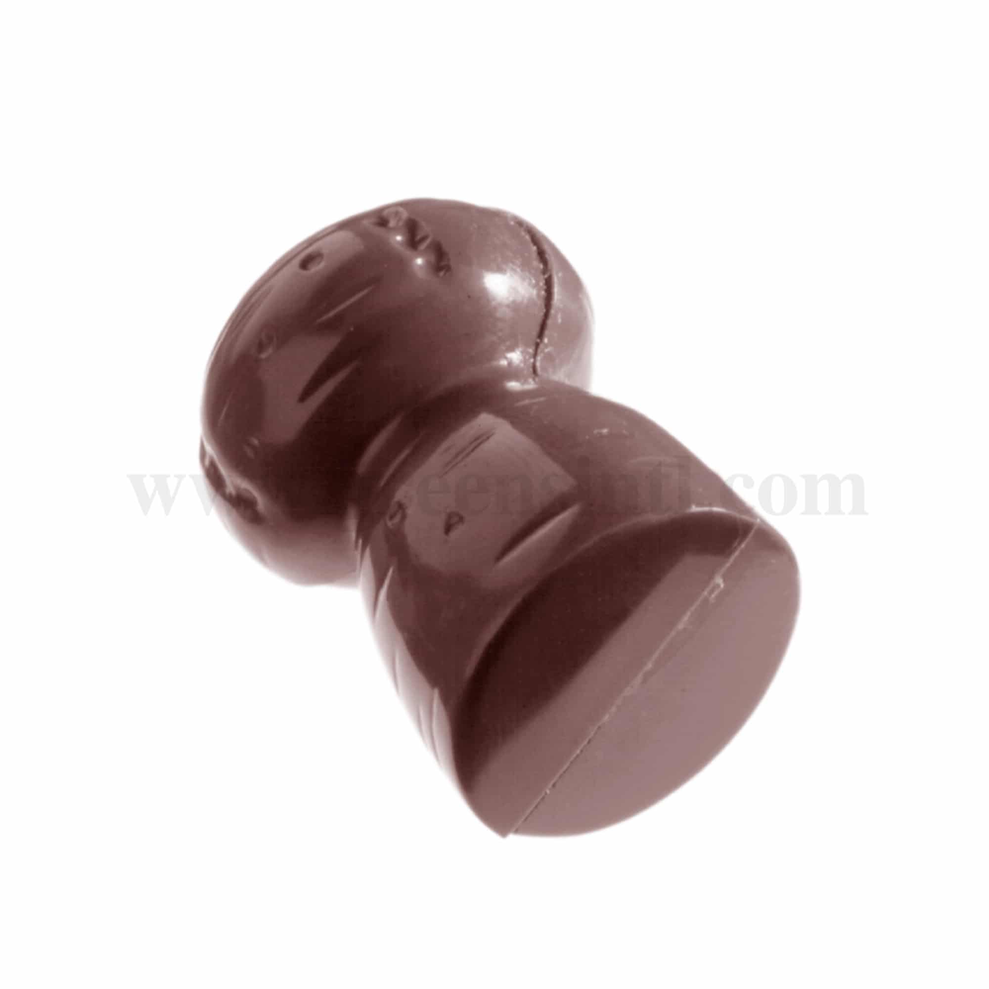 CHOCOLATE WORLD Chocolate Mould Cork 35 x 24 x h 12 mm