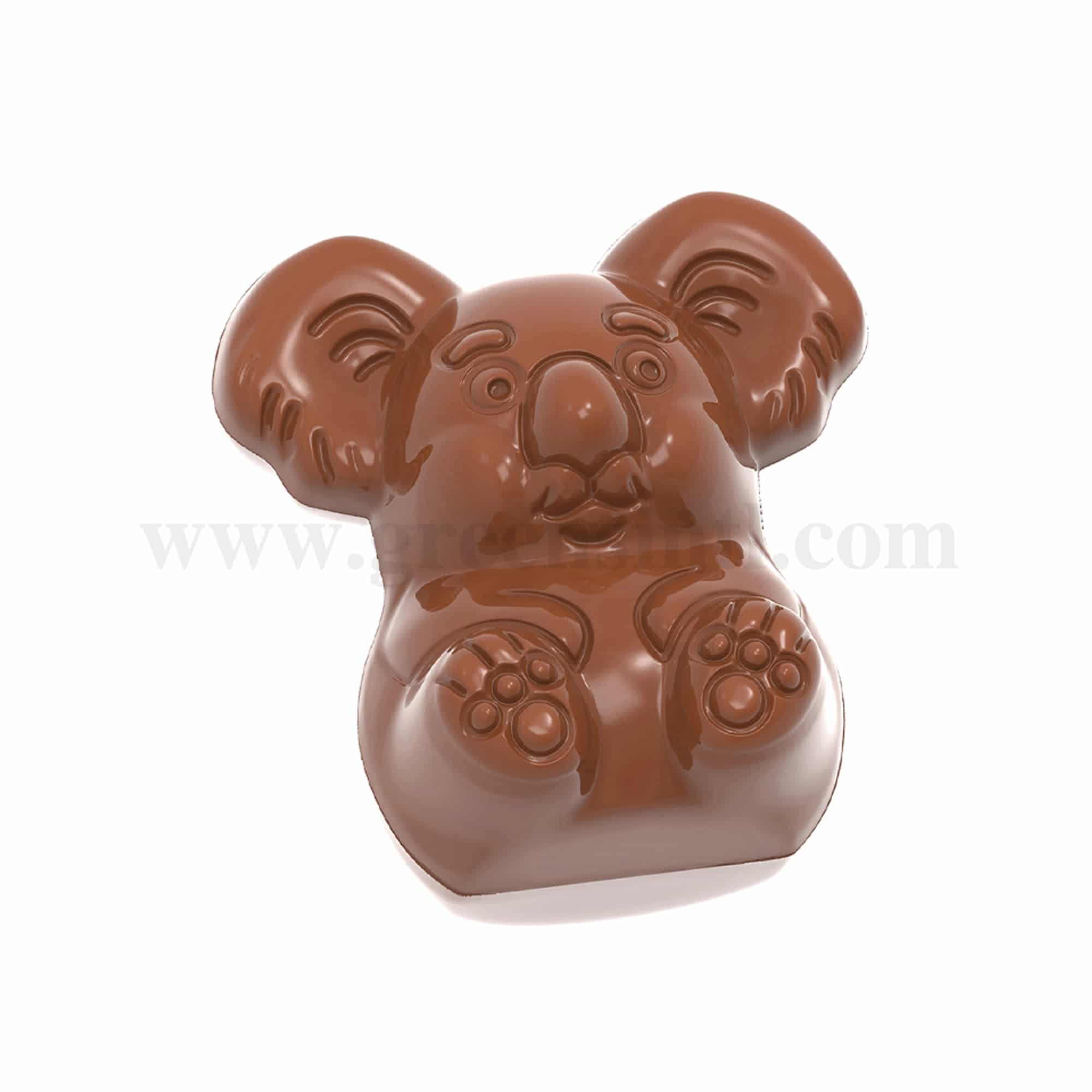 CHOCOLATE WORLD Chocolate Mould Koala 36.5 x 35 x h 14 mm