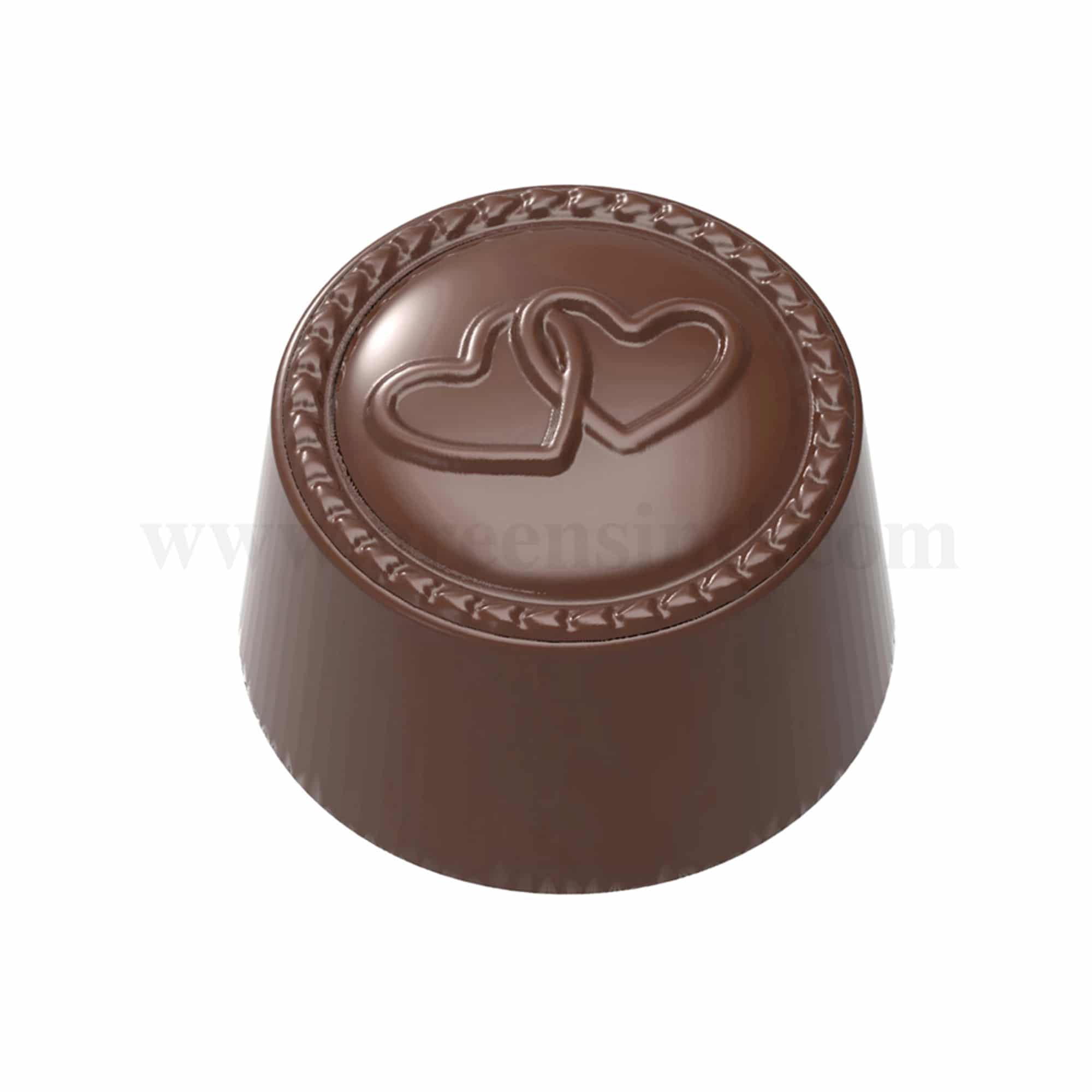 CHOCOLATE WORLD Chocolate Mould Engagement Heart 28 x 28 x h 19 mm