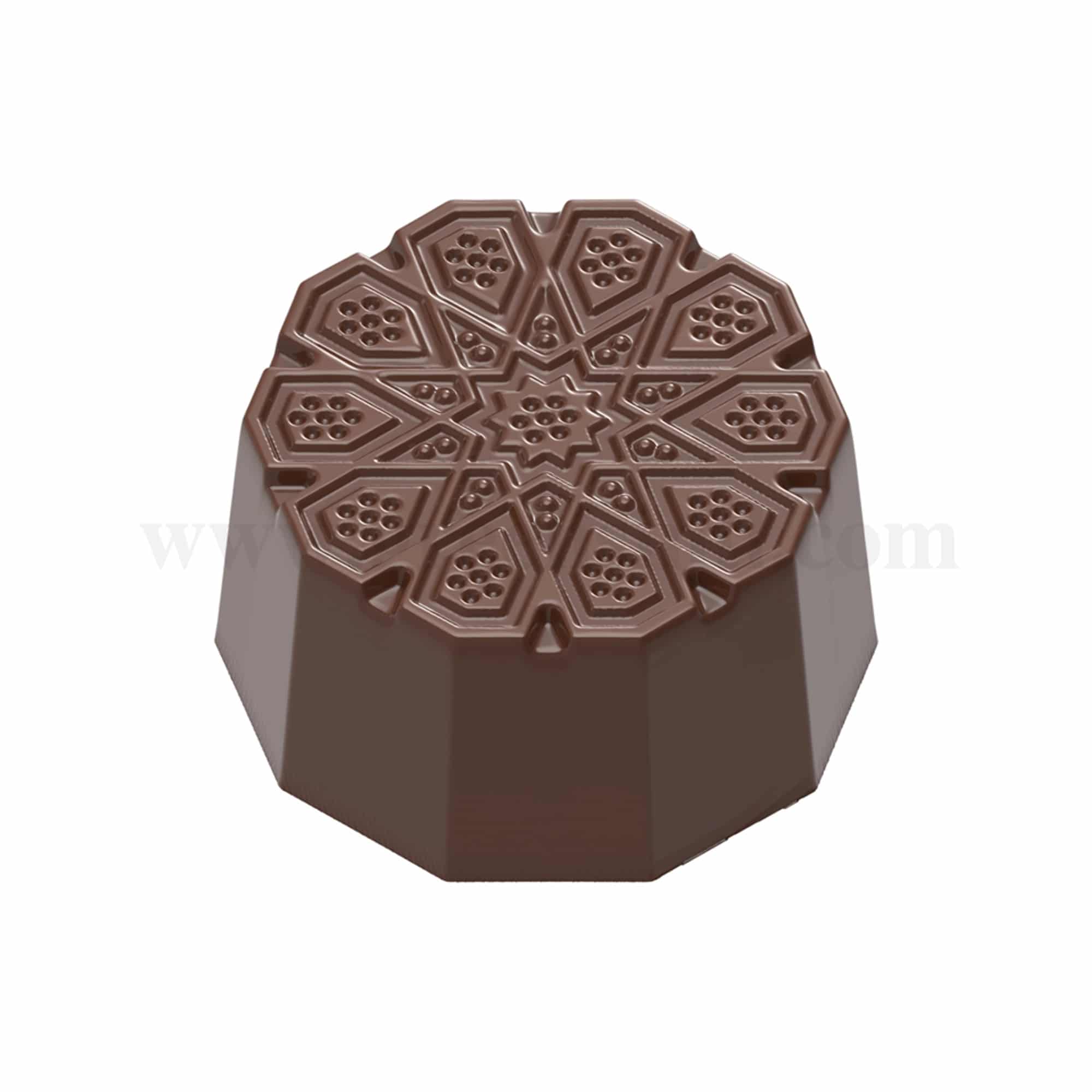 CHOCOLATE WORLD Chocolate Mould Oriental Decagon 29 x 30 x h 16mm