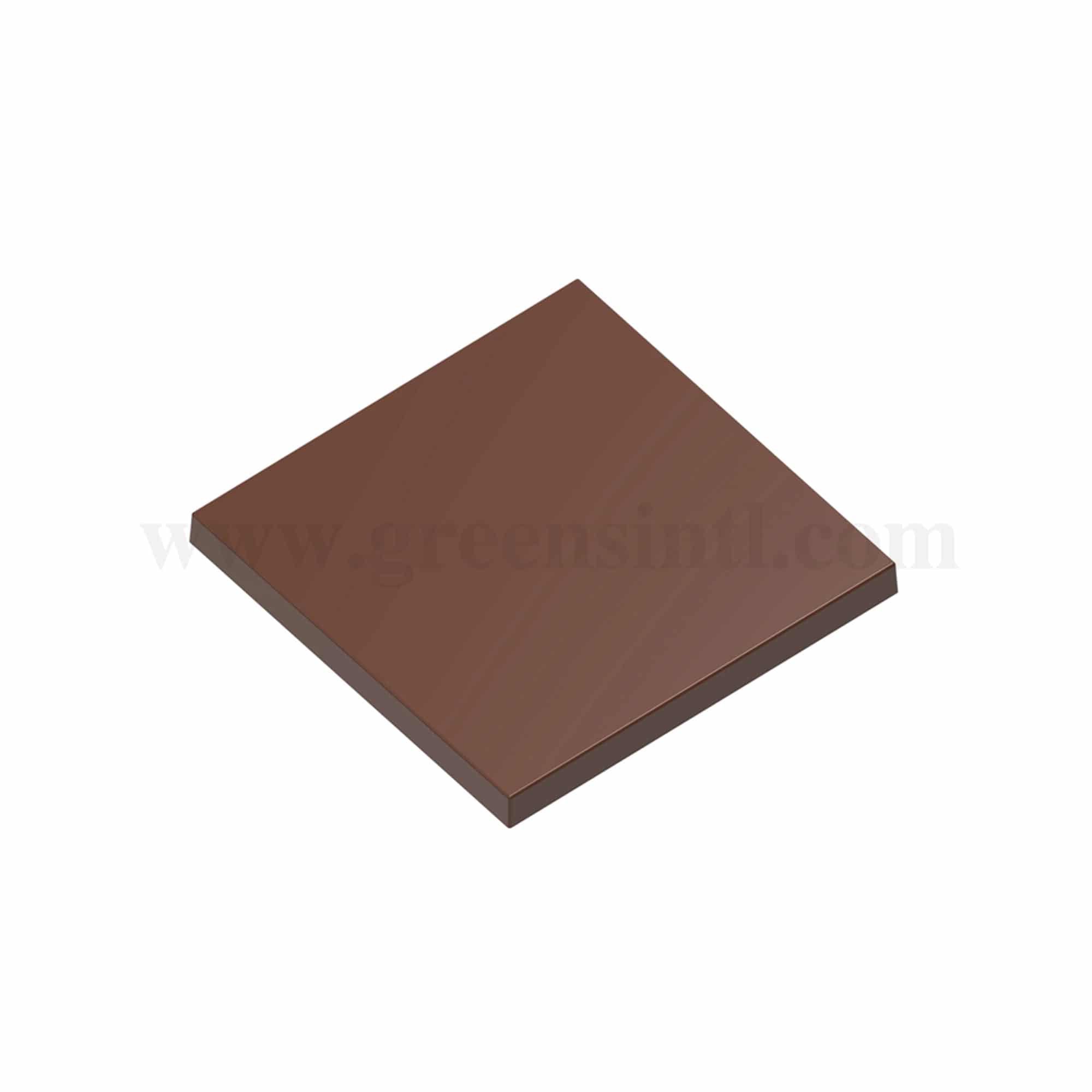 CHOCOLATE WORLD Chocolate Mould Tablet Square 80 x 80 x h 6.5mm