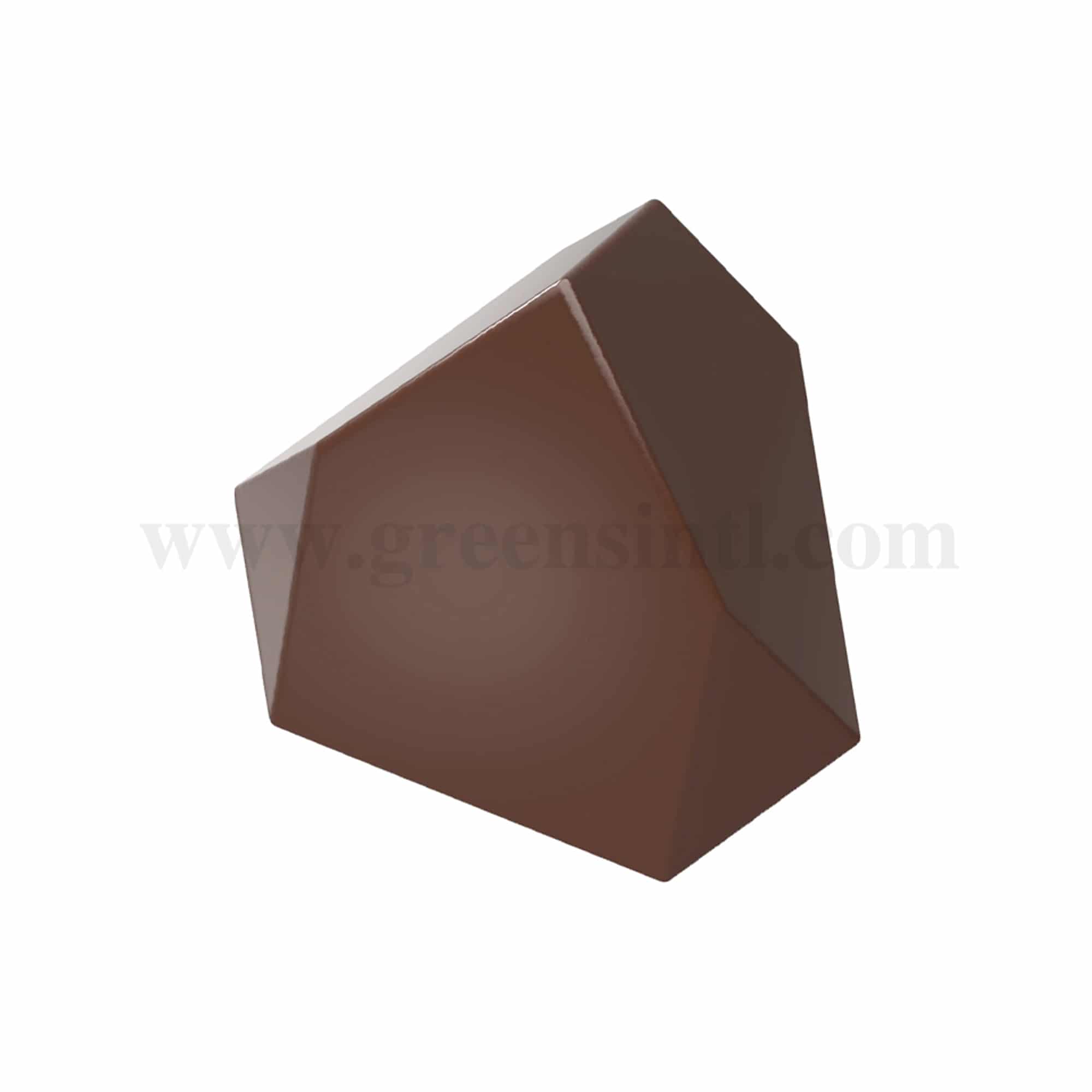 CHOCOLATE WORLD Chocolate Mould Hexagon Pyramid 34 x 27 x h 25 mm