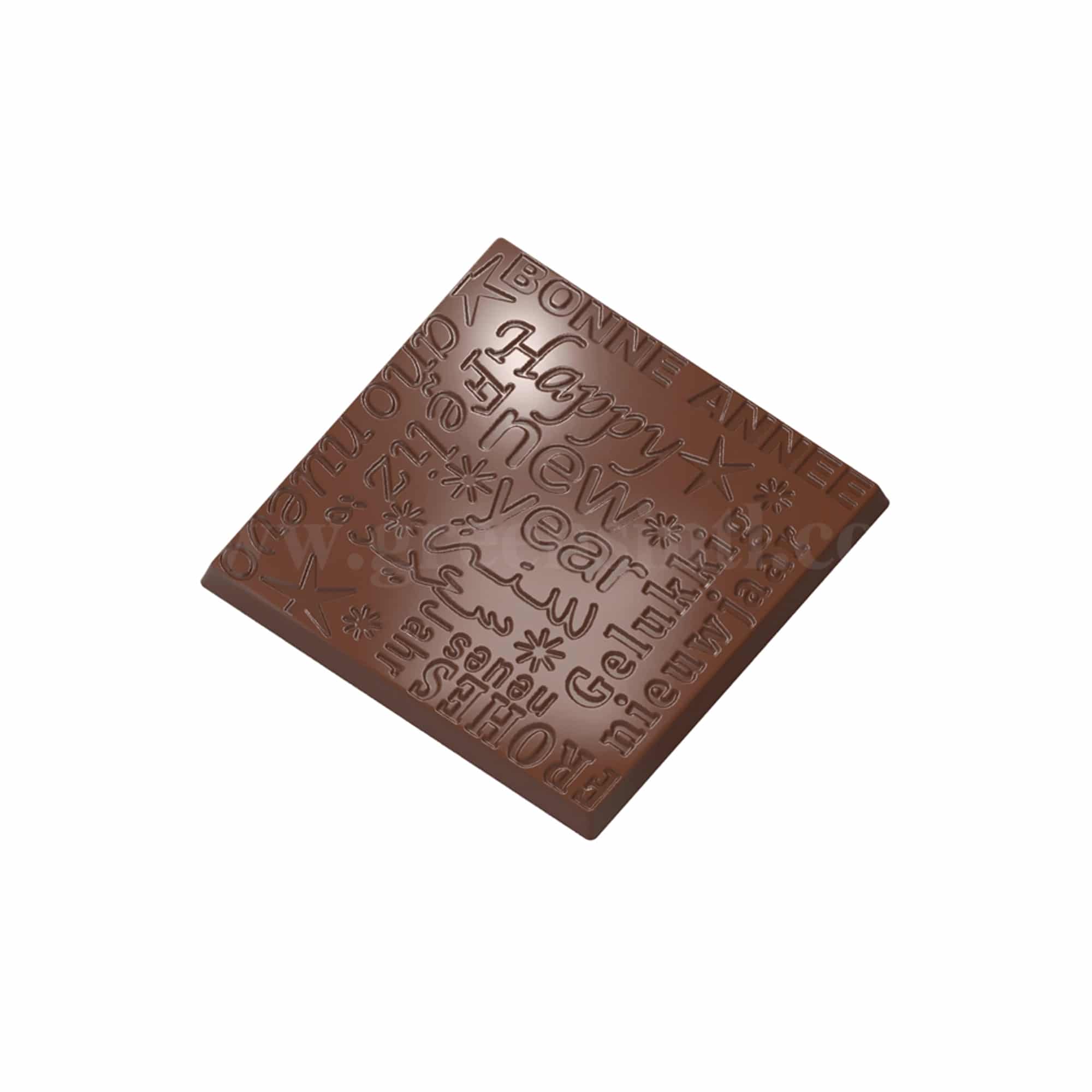 CHOCOLATE WORLD Chocolate Mould Character New Year 33 x 33 x h 3 mm