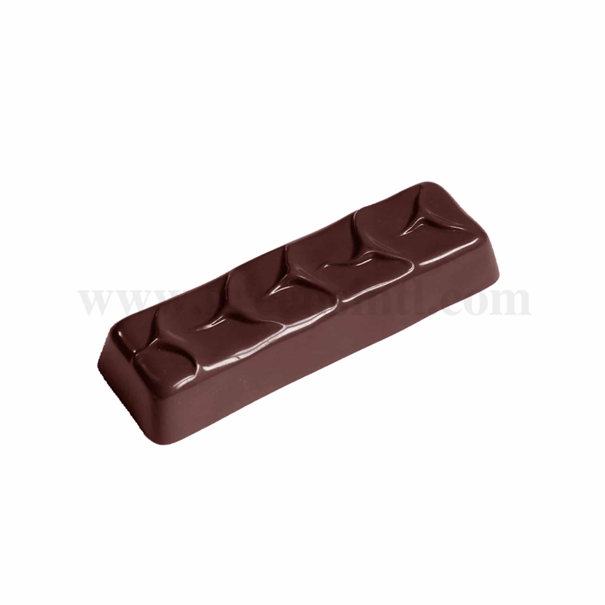 CHOCOLATE WORLD Chocolate Mould Cover Bar Large 105  x 33 x h 20 mm