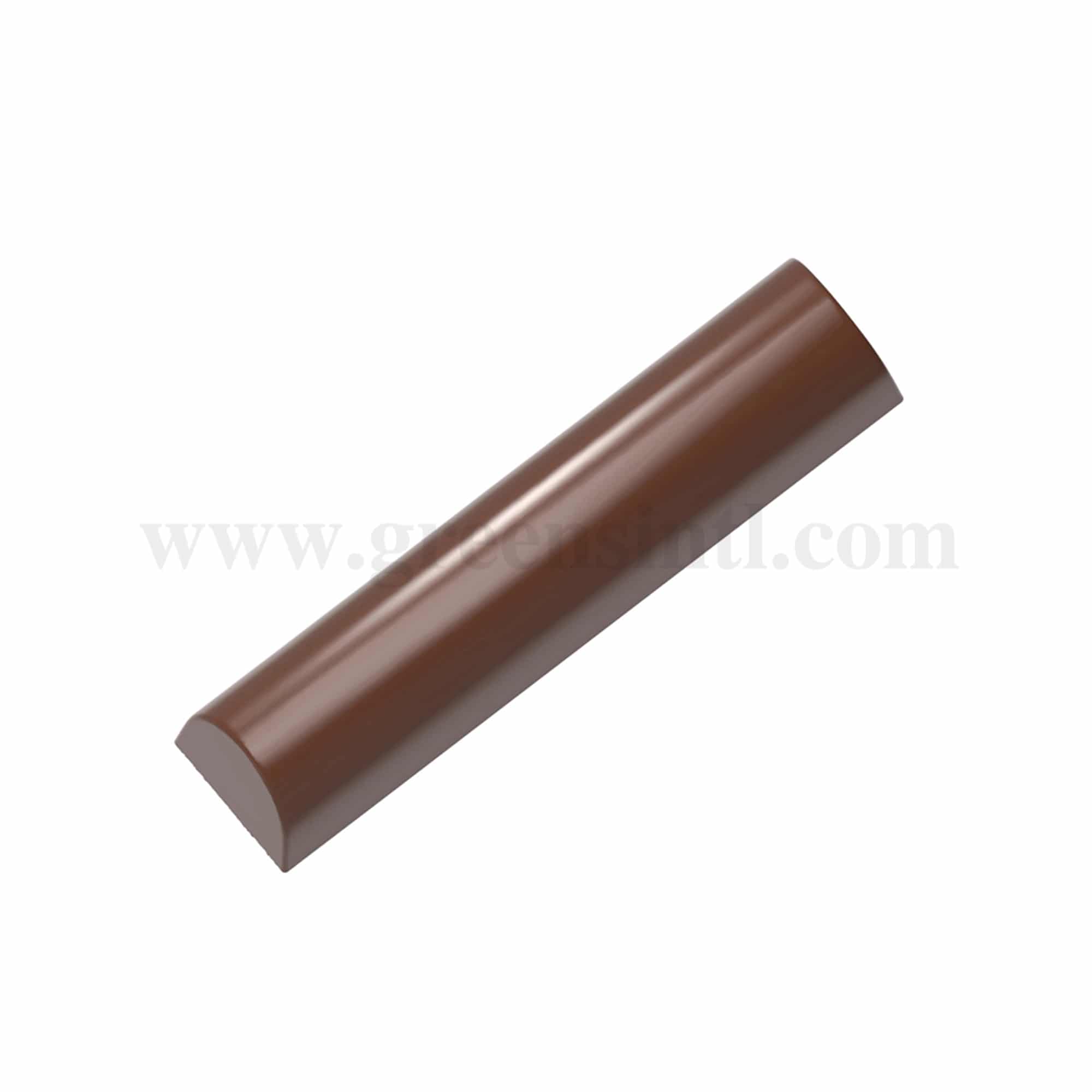 CHOCOLATE WORLD Chocolate Mould Small Smooth Bar 80 x 18 x h 16 mm