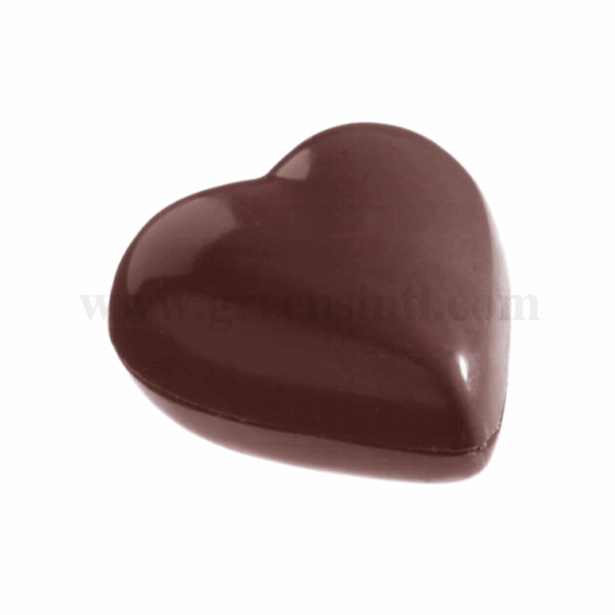 CHOCOLATE WORLD Chocolate Mould Heart 33 x 33 x h 11mm