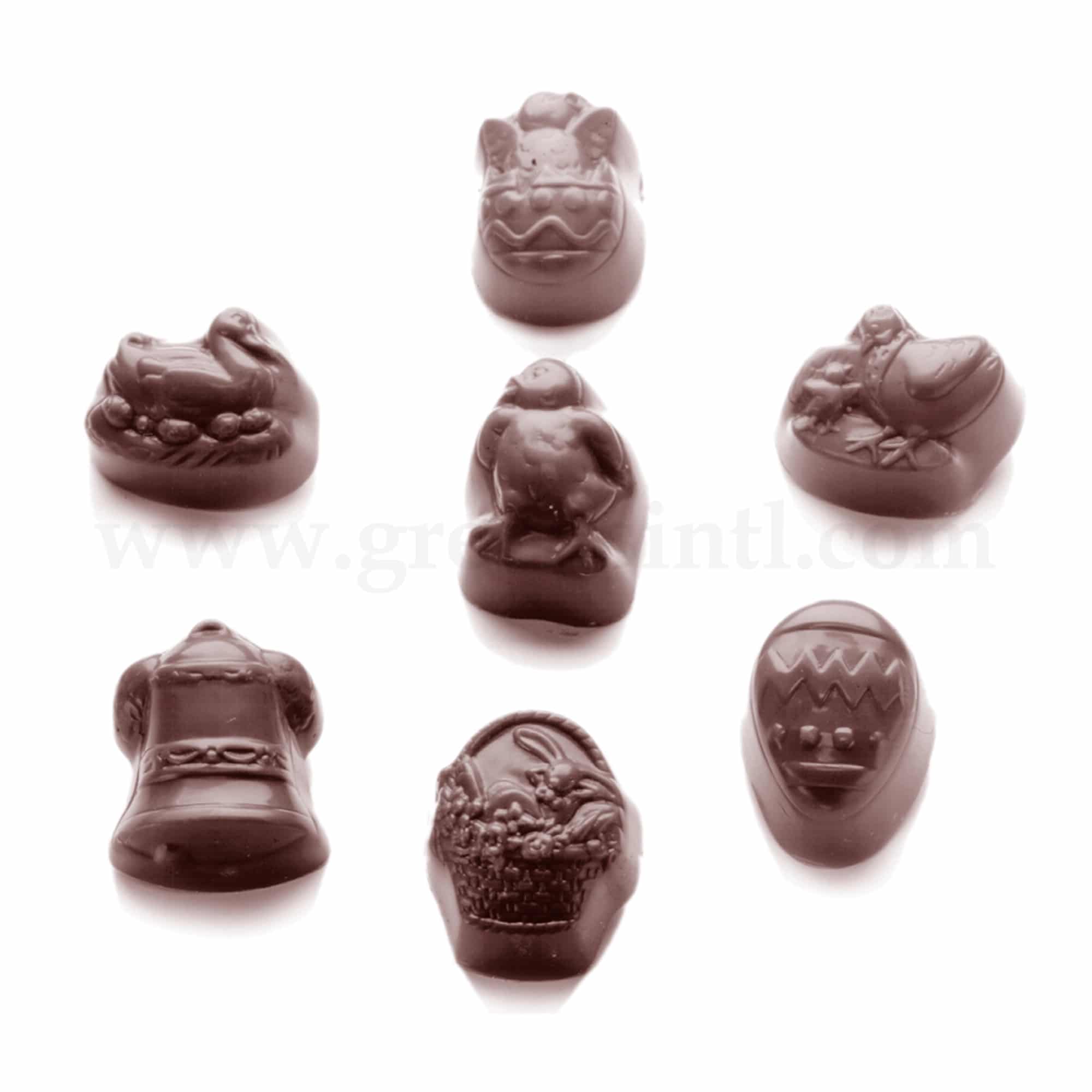 CHOCOLATE WORLD Chocolate Mould Easter Assortment 37 x 27 mm