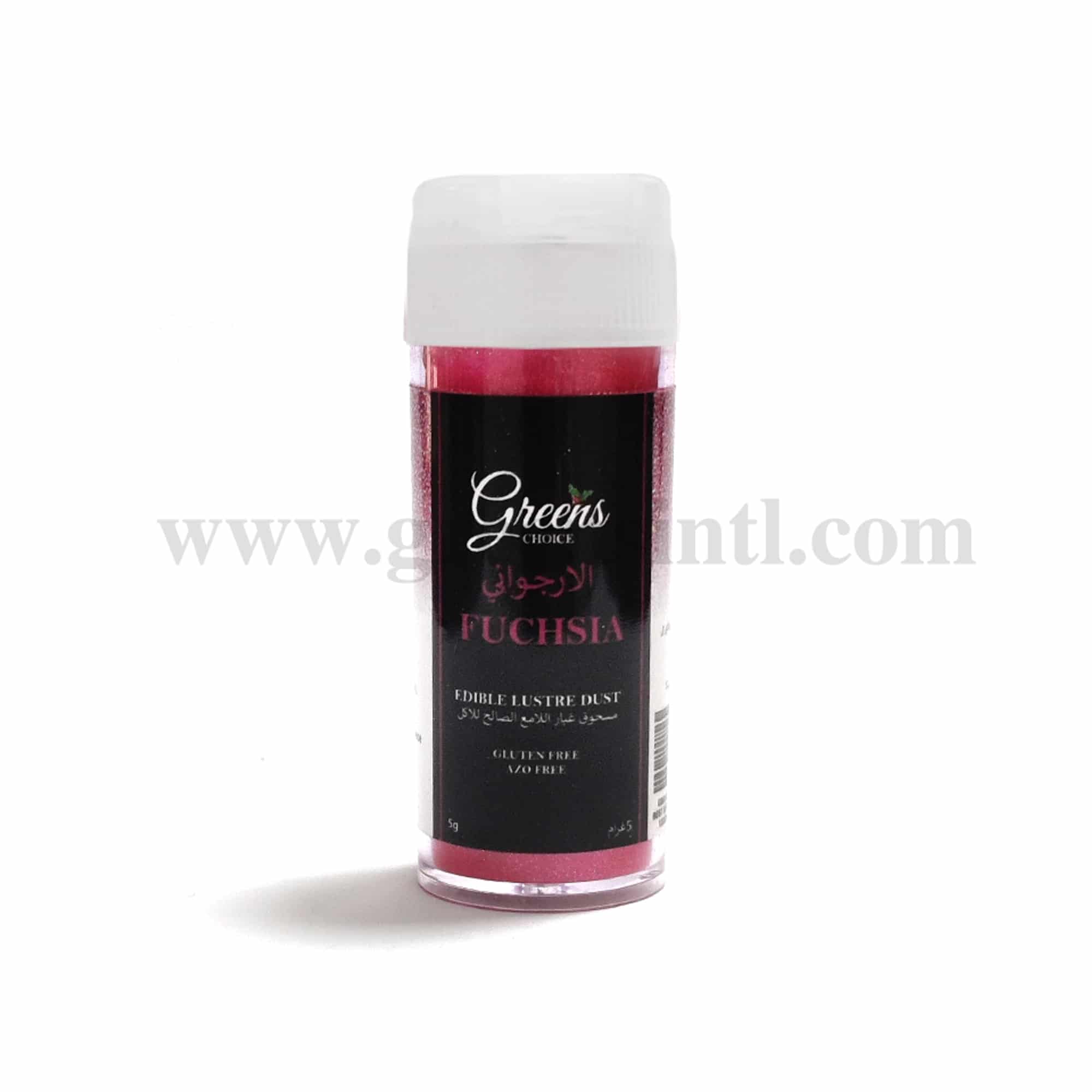 GREENS CHOICE Edible Lustre Dust Fuchsia 5 g