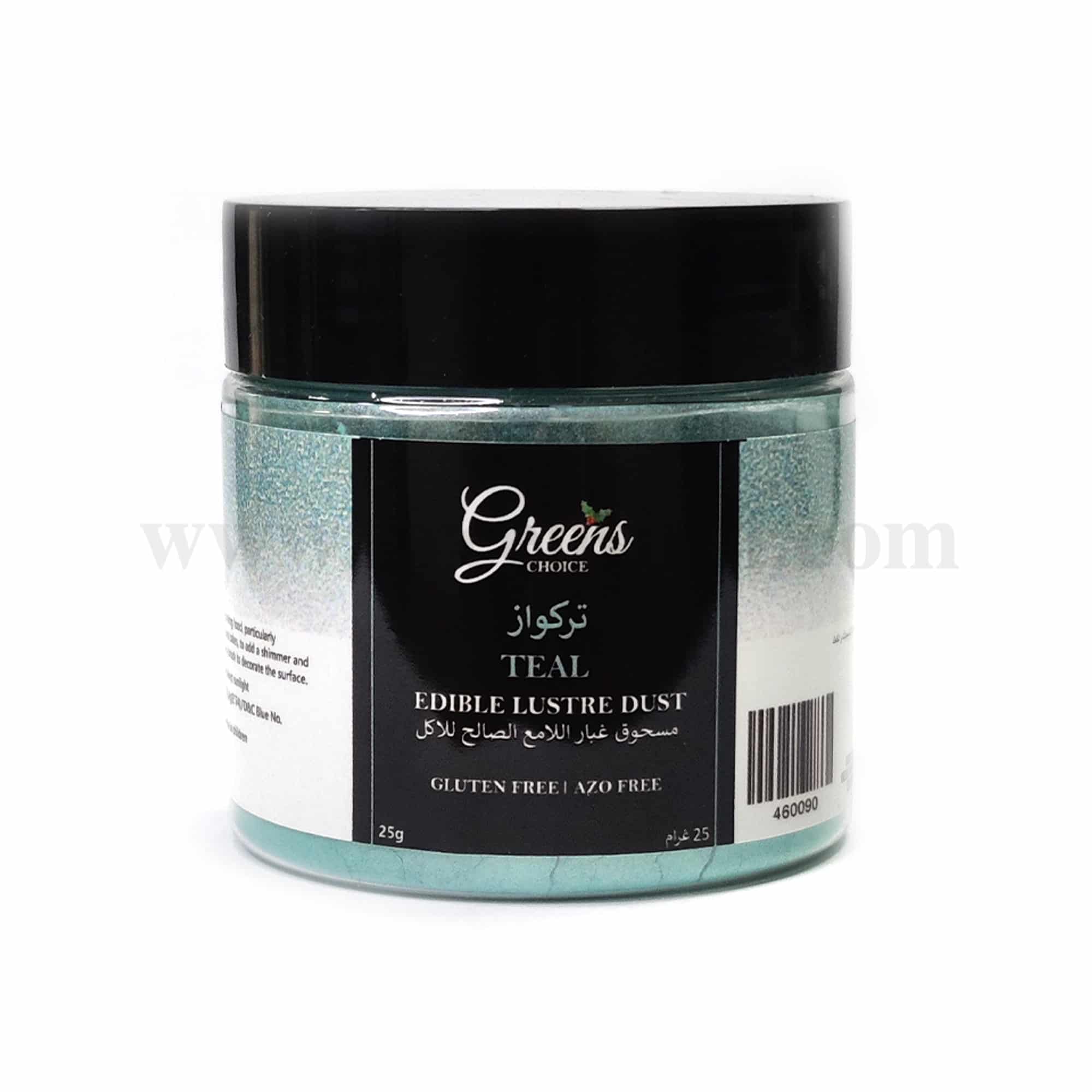 GREENS CHOICE Edible Lustre Dust Teal 25 g
