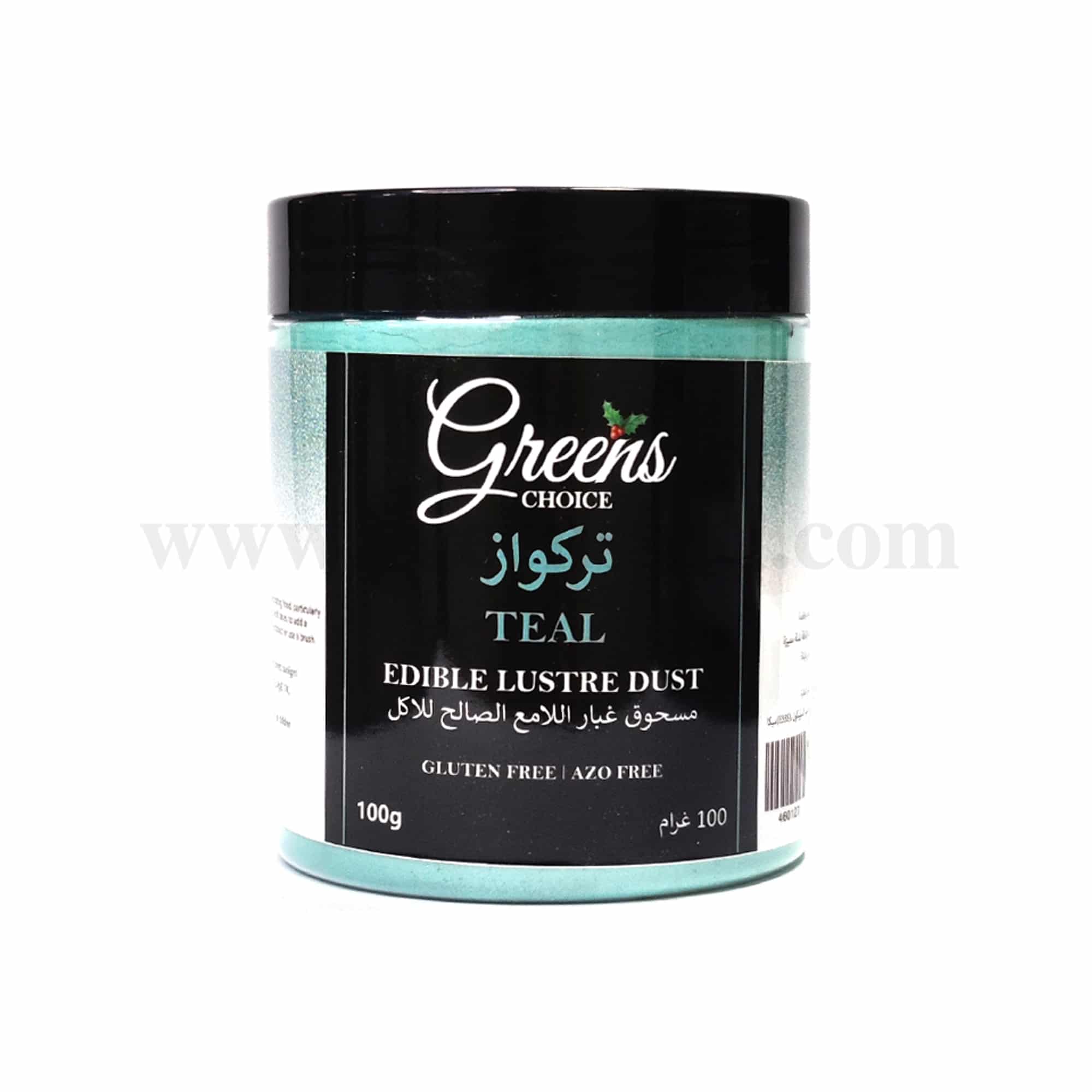 GREENS CHOICE Edible Lustre Dust Teal 100 g