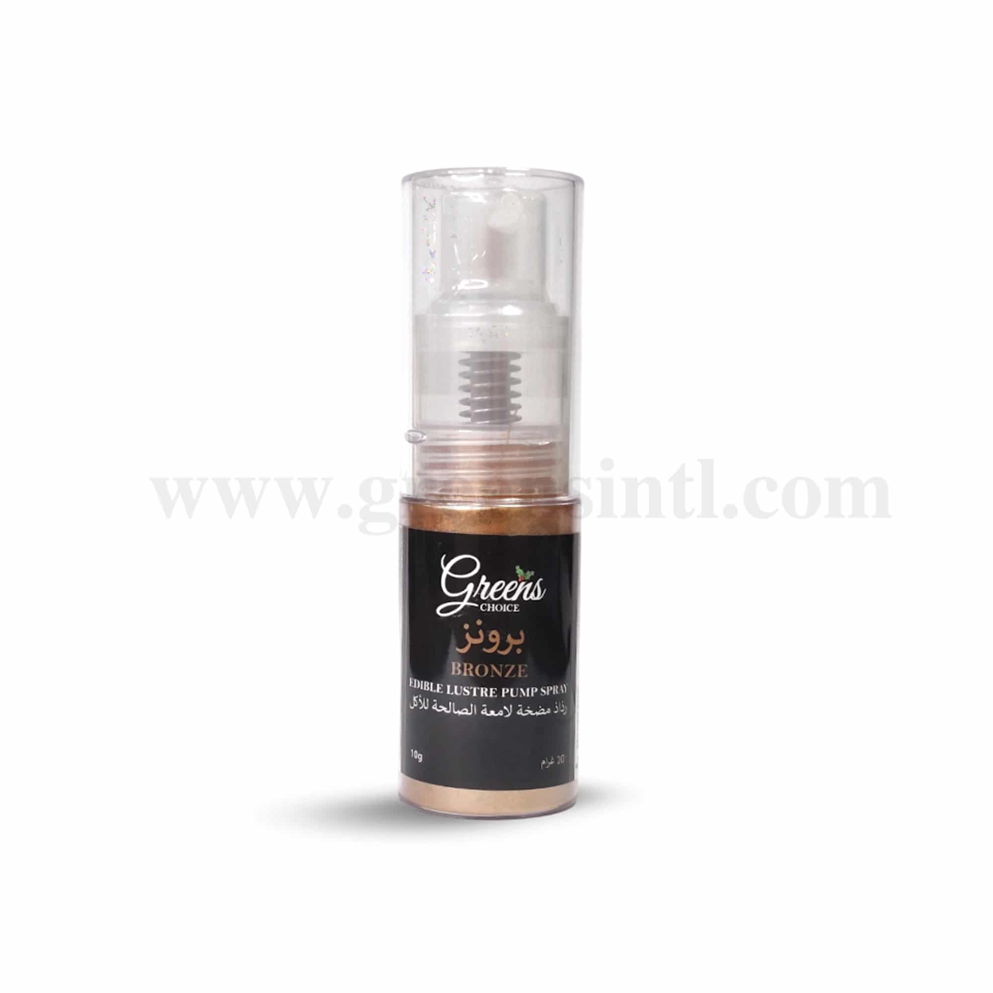 GREENS CHOICE Edible Lustre Dust Pump Spray Bronze 10 g