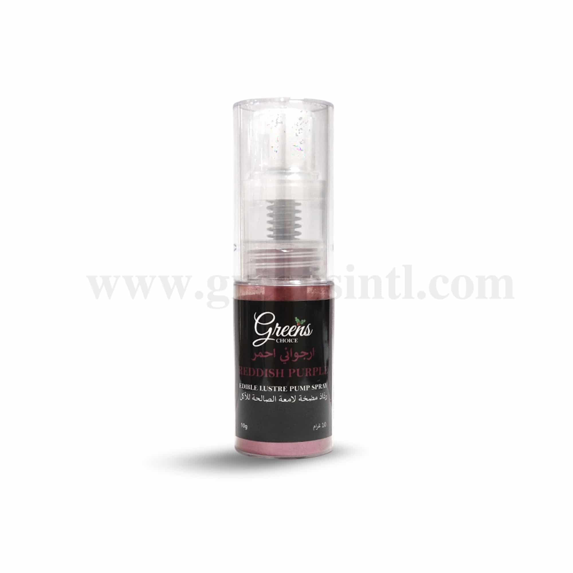 GREENS CHOICE Edible Lustre Dust Pump Spray Reddish Purple 10 g
