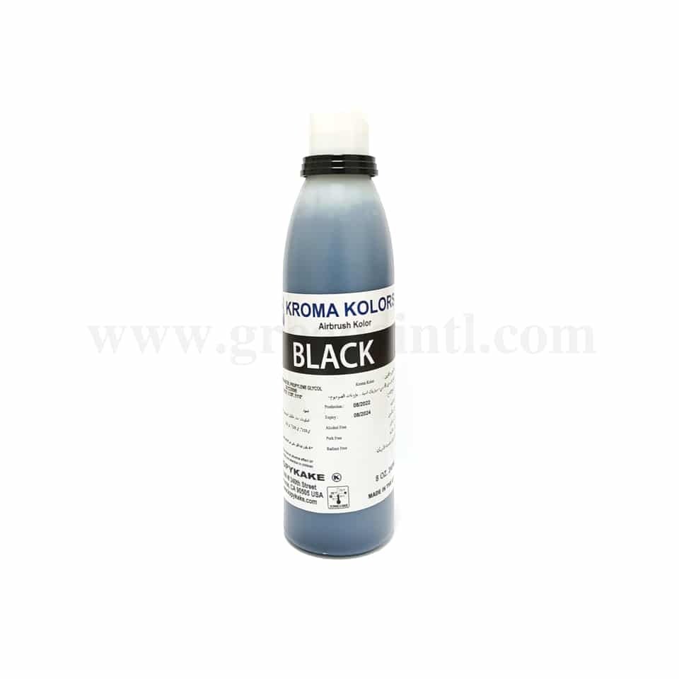 KOPYKAKE Kroma Kolor Black 8 oz.(240ml)