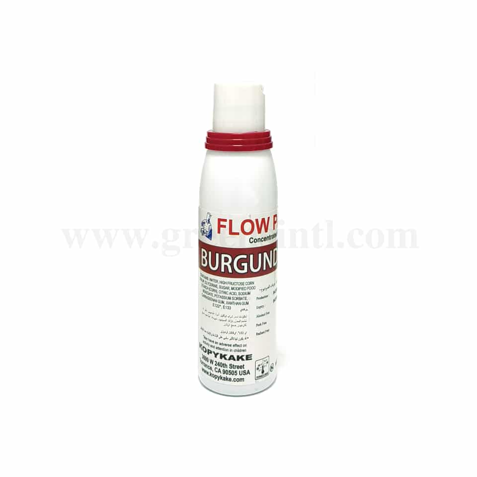 KOPYKAKE Flow Paste Burgundy 4oz.(118ml)