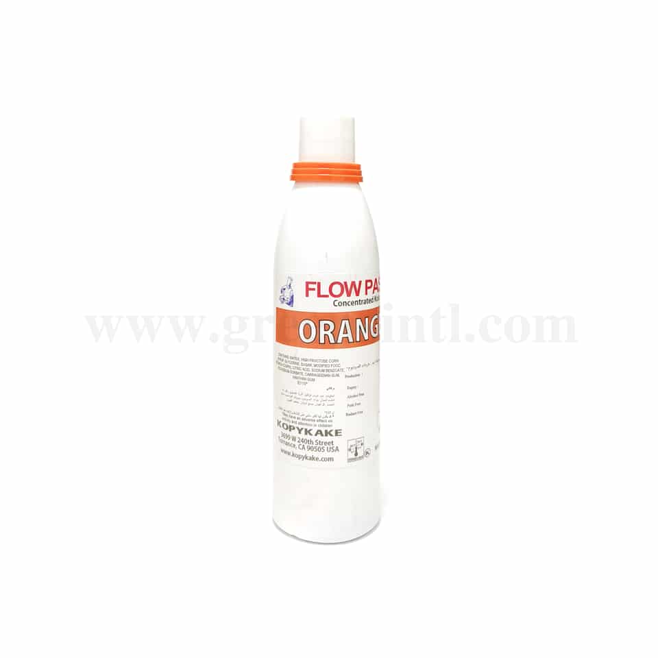 KOPYKAKE Flow Paste Orange 8oz.(240ml)