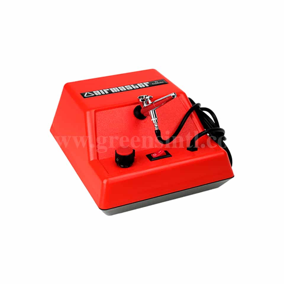 KOPYKAKE Air Master Airbrush+Compressor Set Red 220V