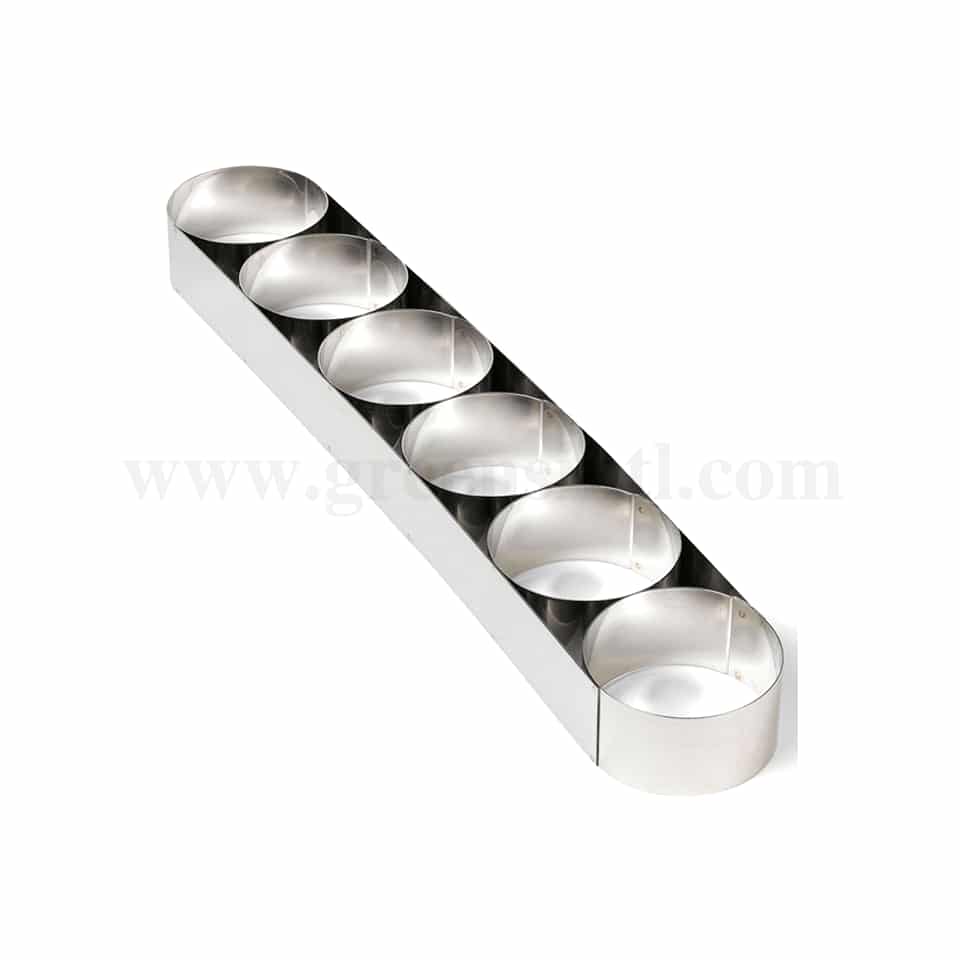 GOBEL Rail of 6 mousse rings 450 x 75 x 45 mm
