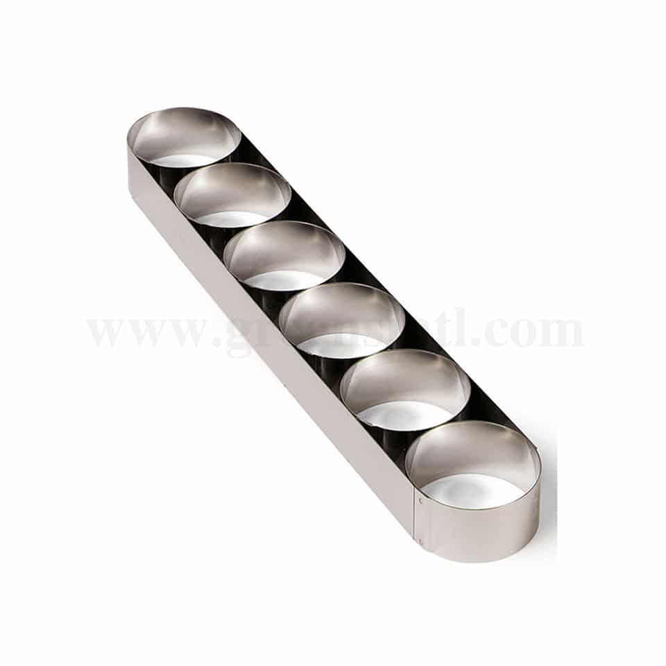GOBEL Rail of 6 Round Shaped Nonnettes - 360 x 60 x h30 mm
