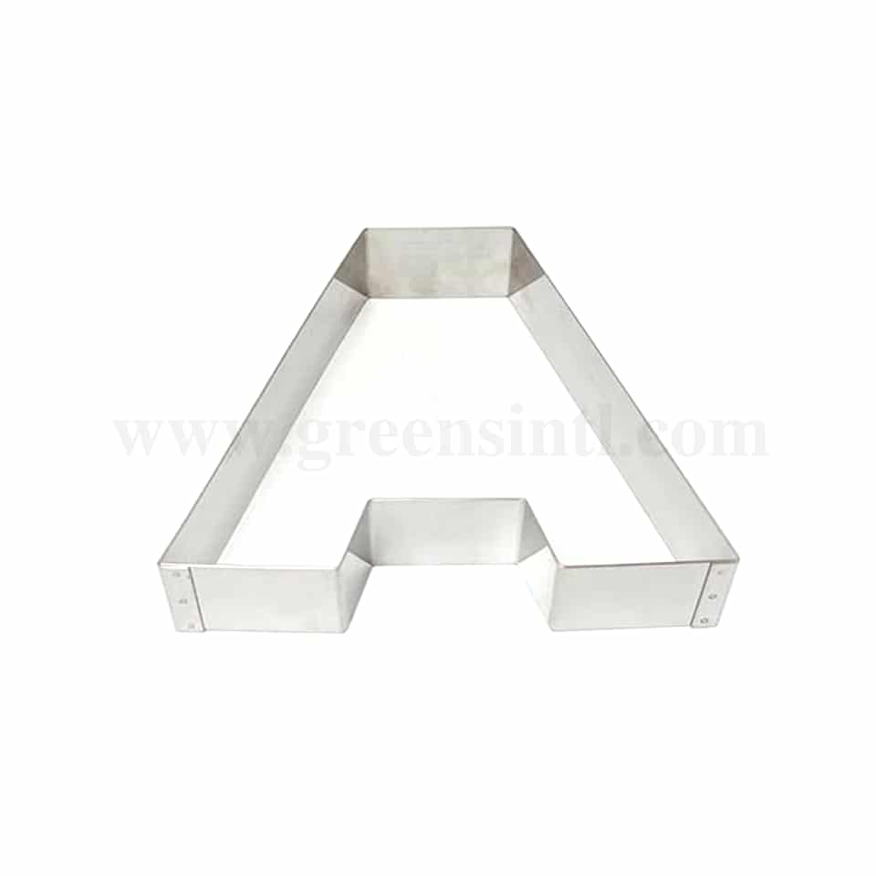 GOBEL Cake Ring Letter 'A' Shape 200 x 215 x h45mm