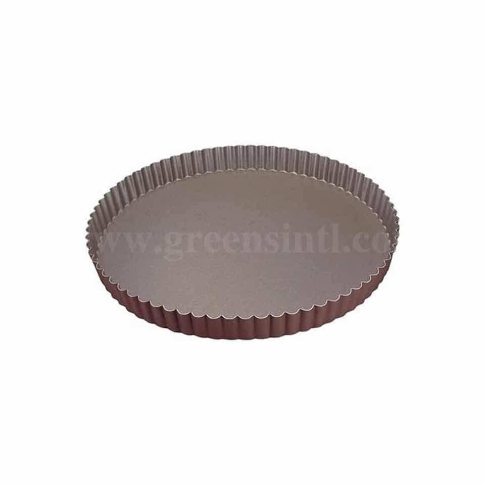 GOBEL Non-stick Round fluted pie dish D280/270 x h25 mm