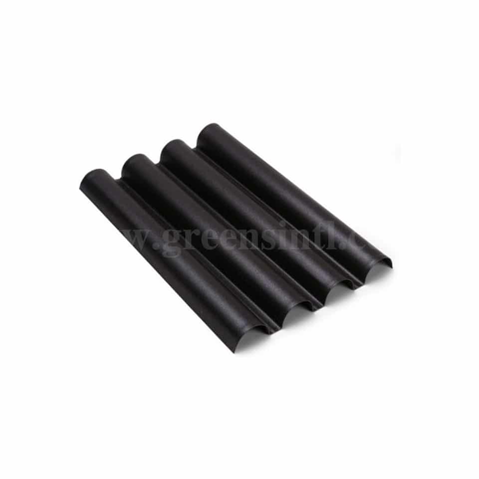GOBEL Non-stick Curved tile baguette baking tray 350 x 240 mm