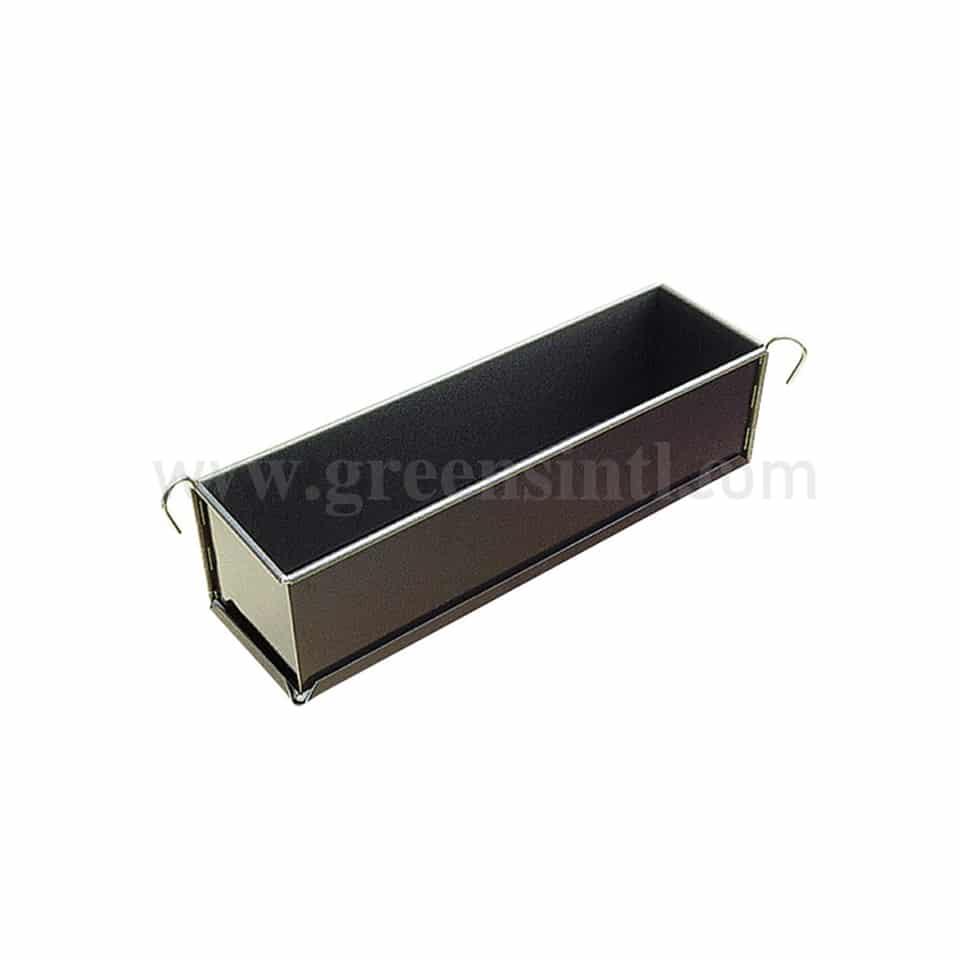 GOBEL Non-stick Plain long pâté (mini) hinged Removable base -300 x 80 x 80 mm