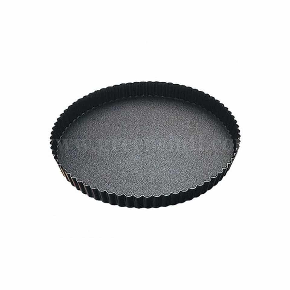GOBEL Non-stick Medium Deep Round Fluted Tart Mould D320/305x h35mm