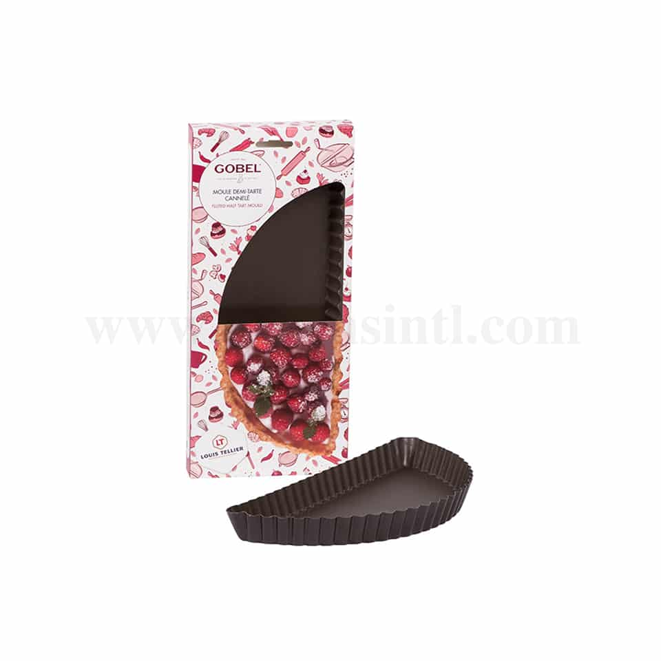 GOBEL Non-stick Fluted Half Tart Mould D 280 mm