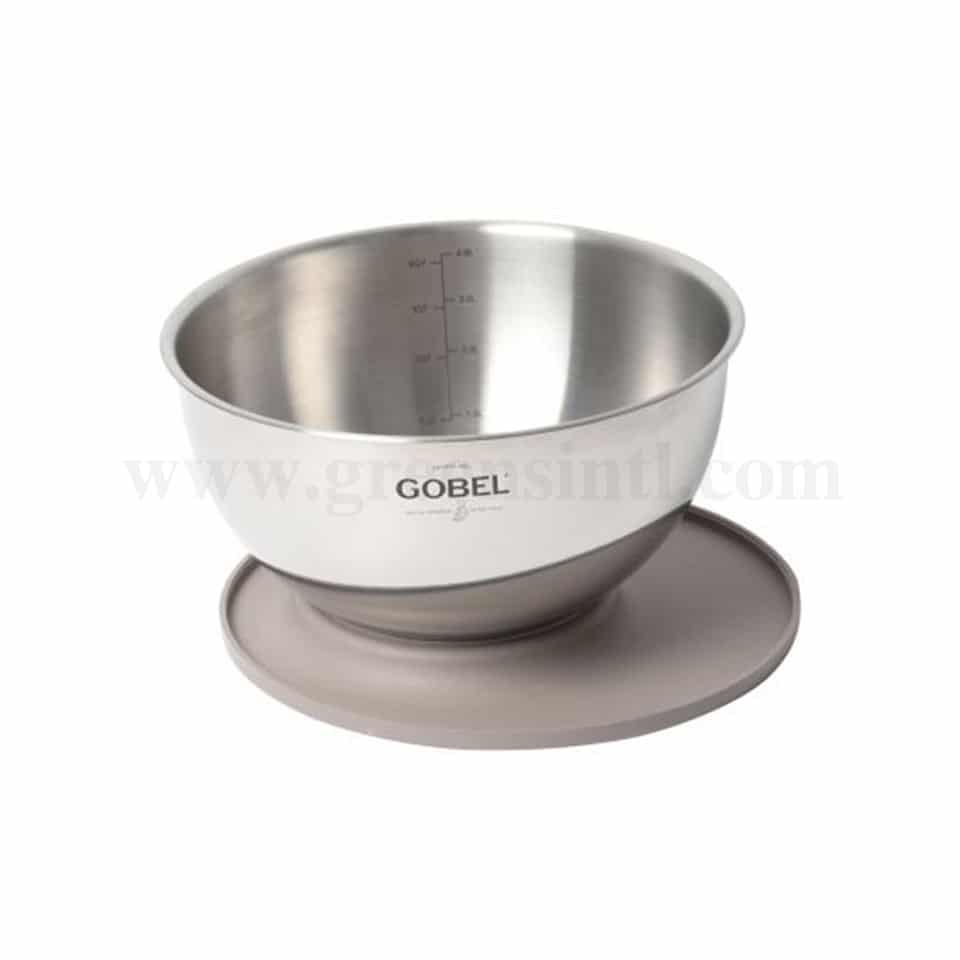 GOBEL Stainless steel tumbler with lid-base D 240 mm