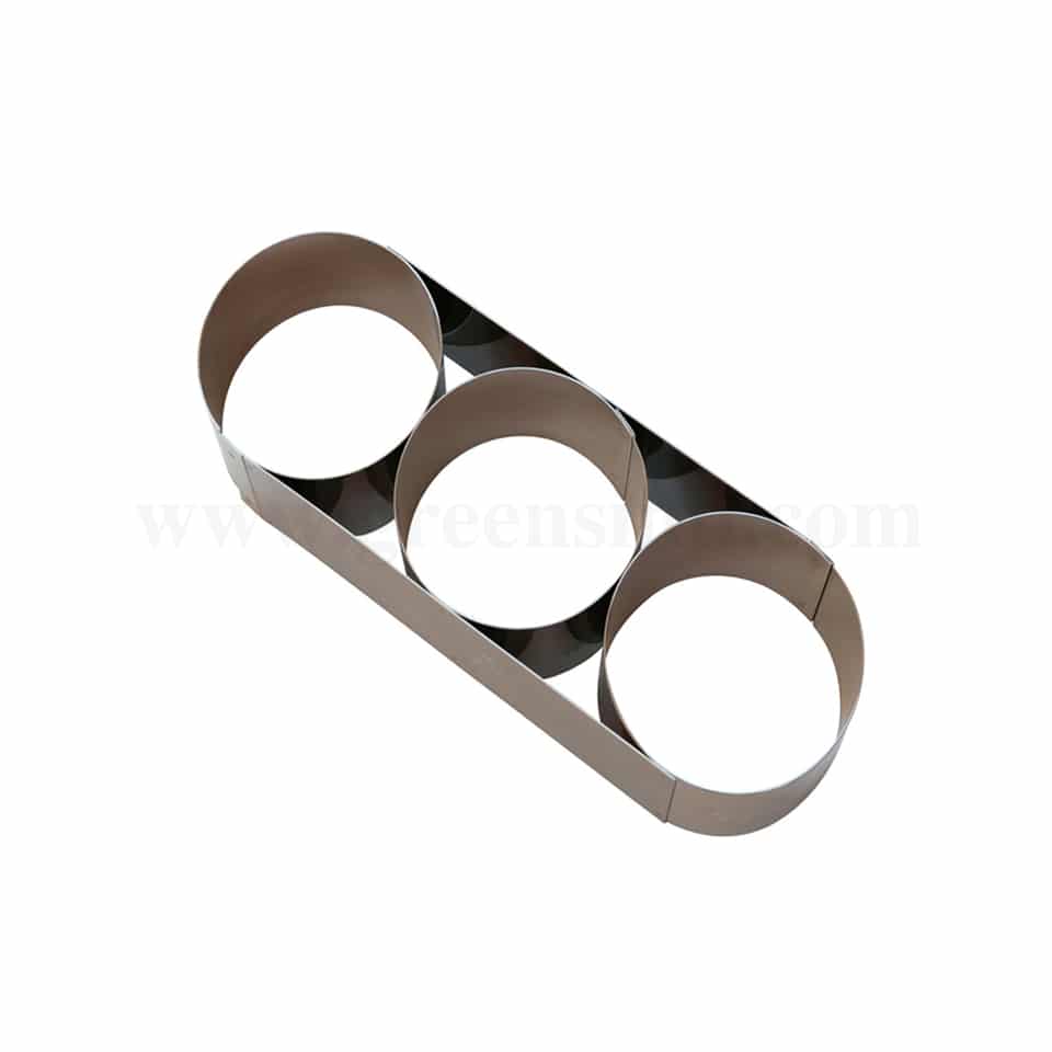 GOBEL Rail of 3 Mousse Rings D75 x h40 mm