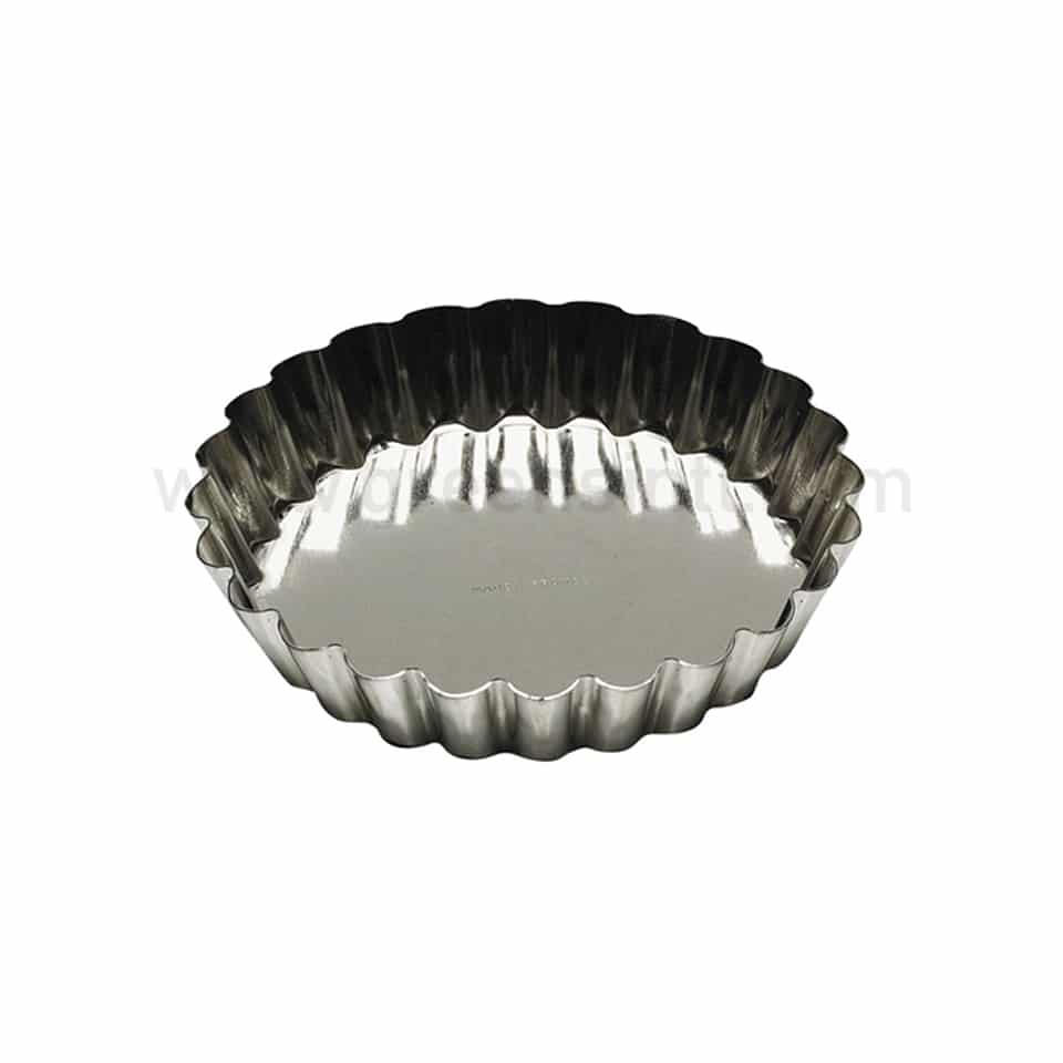 LOUIS TELLIER Round Fluted Tartlet D50/40 x h10 mm