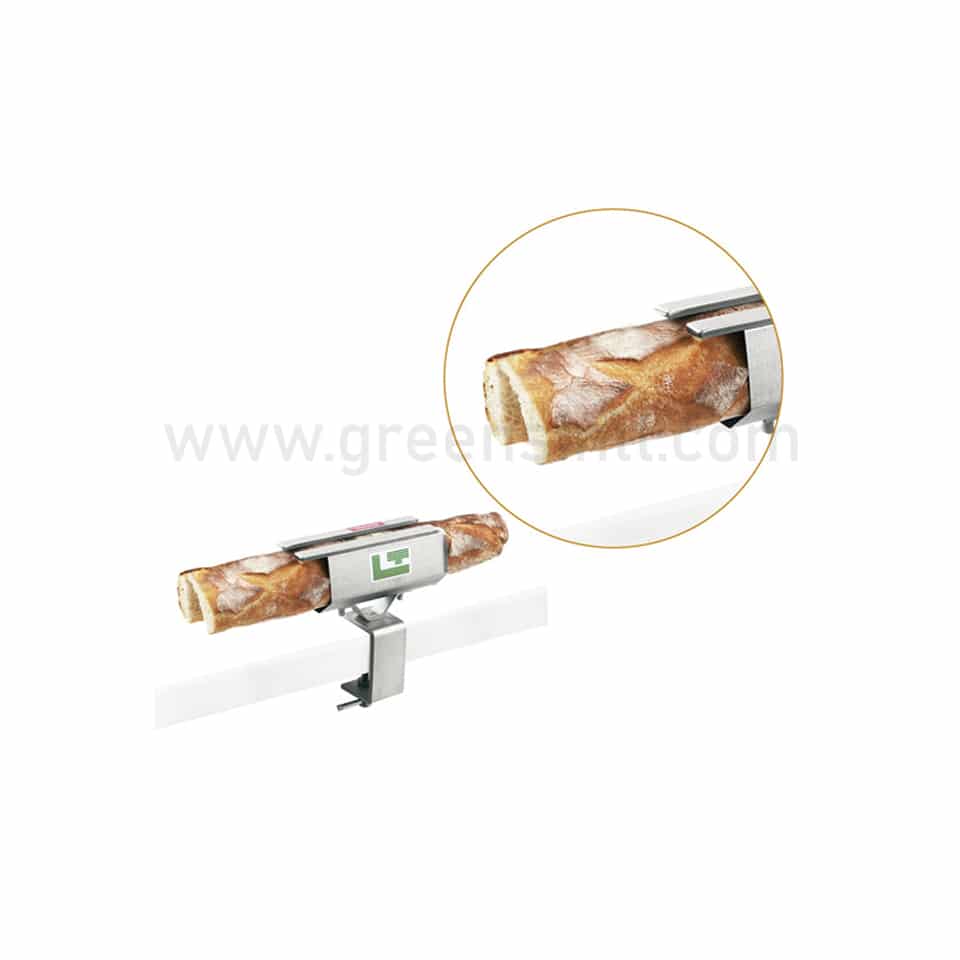 LOUIS TELLIER Stainless Steel Sandwich (baguette) splitter - clamp base