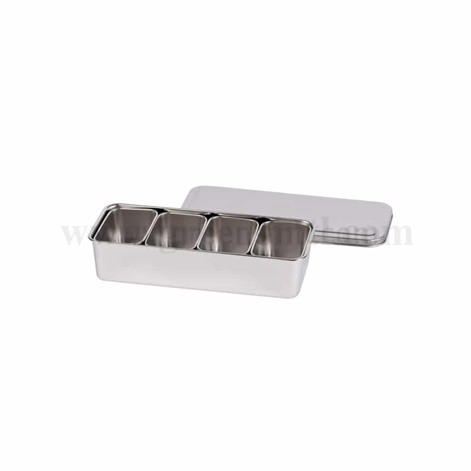 LOUIS TELLIER Japanese box with 4 bins 280x115x60 mm