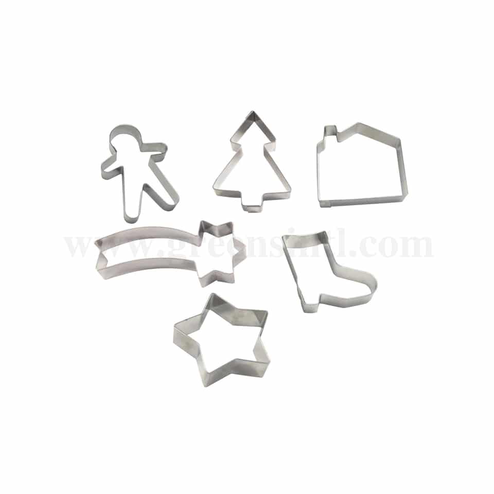 GOBEL Shortbread Cookies - Set of 6 Small Christmas 190x115x40 mm