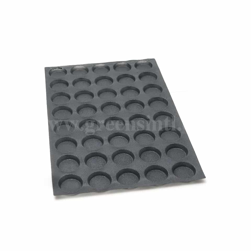 MAE Hamburgers mould 40 Indents 59×13 mm-010283