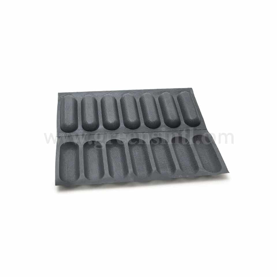 MAE Baguettes mould 21 Indents 200x64x30 mm-10970