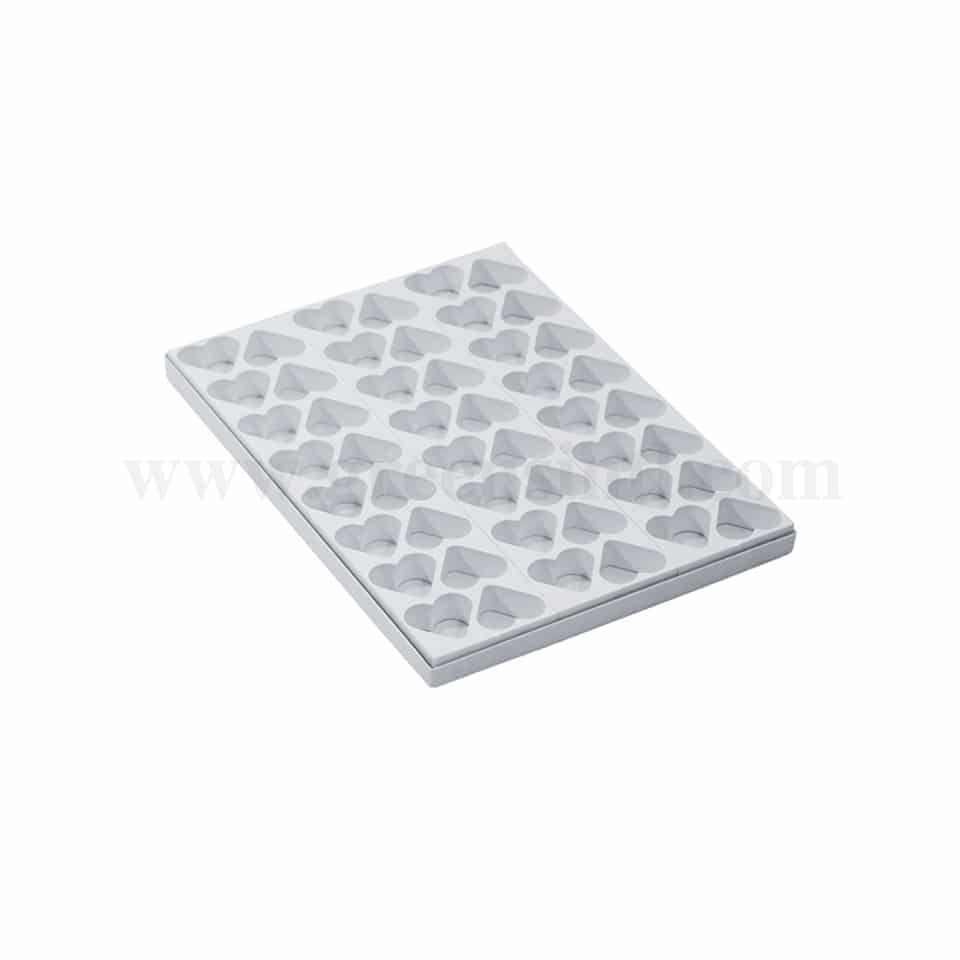 MARTELLATO Mould for Mignon Heart 48 x 44 x h 25 mm-48 Pcs