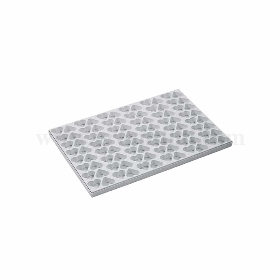 MARTELLATO Mould for Mignon Heart 48 x 44 x h 25 mm-96 Pcs
