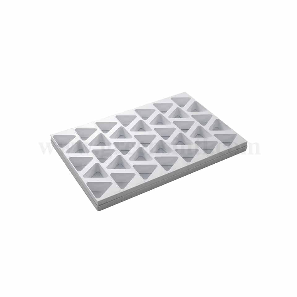 MARTELLATO Plastic Mould For Monoportions Triangle 83 x 73 x h 40 mm-35 Pcs