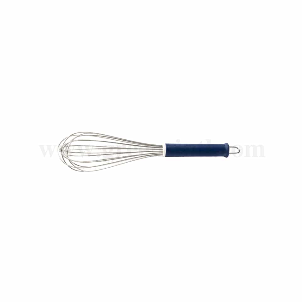 MARTELLATO Stainless Steel Whisk with Blue Handle 250mm