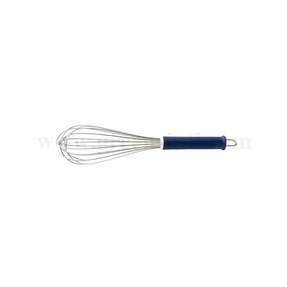 MARTELLATO Stainless Steel Whisk with Blue Handle 300mm