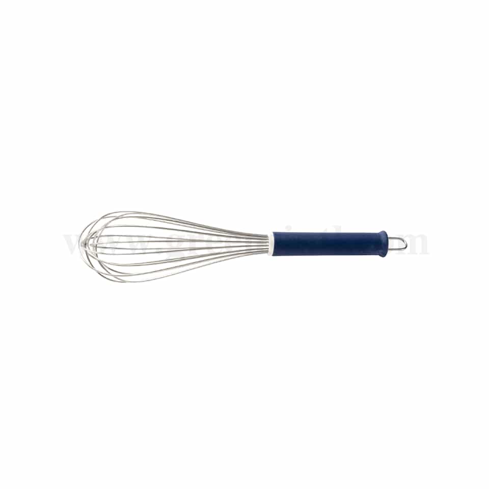 MARTELLATO Stainless Steel Whisk with Blue Handle 350mm